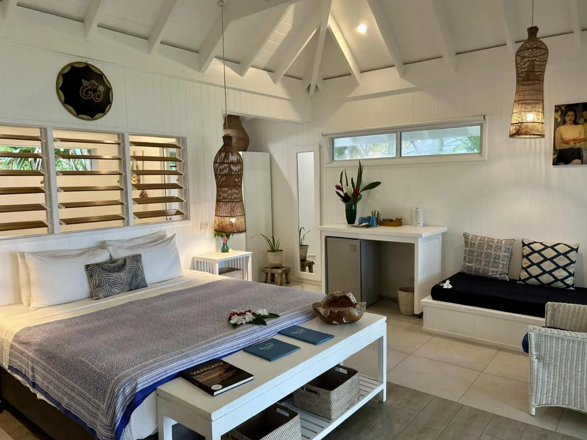 Bed in Tamanu on the Beach Bed in Tamanu on the Beach