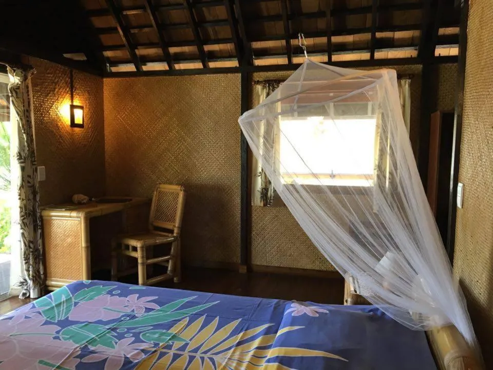 Bed in Pension Motu Iti