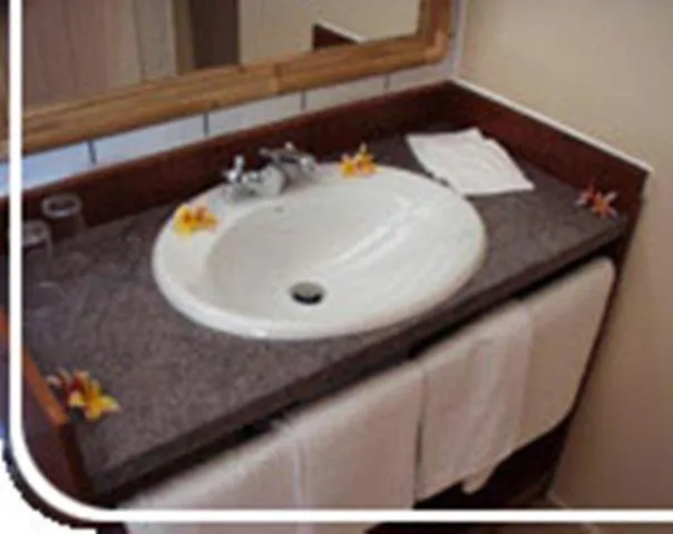 Bathroom in Pension Motu Iti