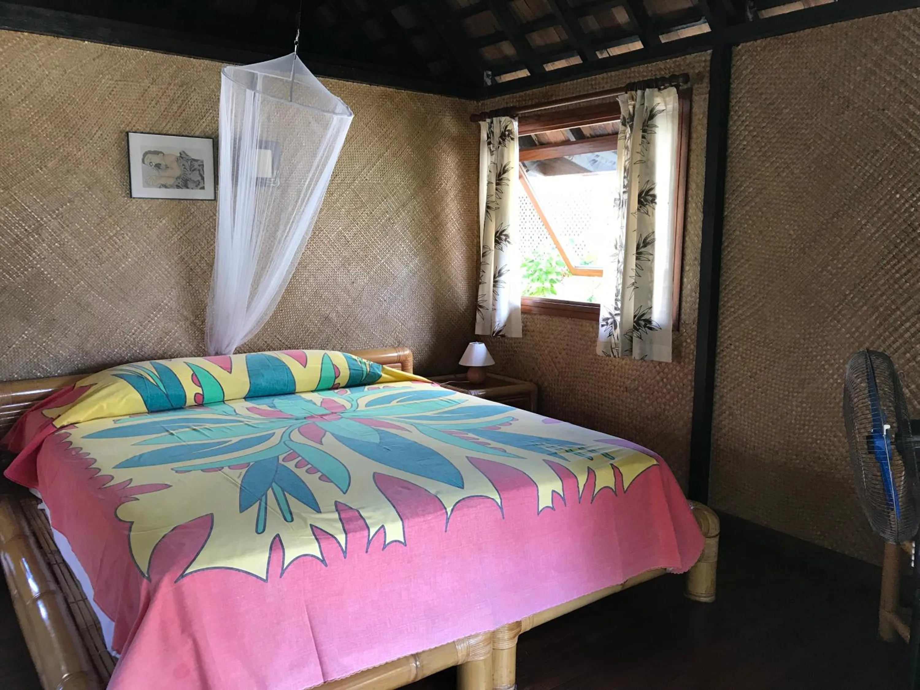 Bed in Pension Motu Iti