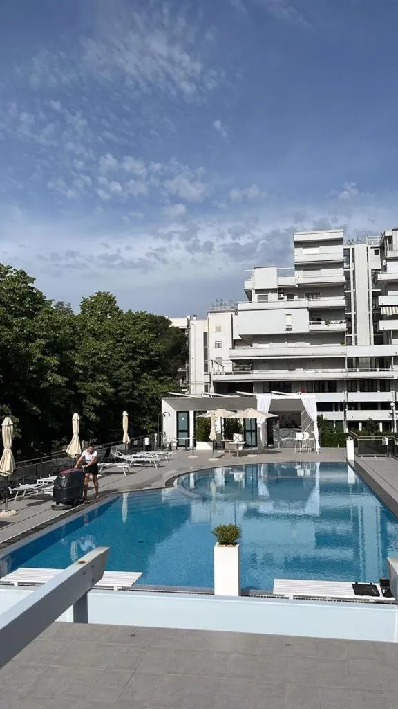Pool view in DOMUS Grand Hotel