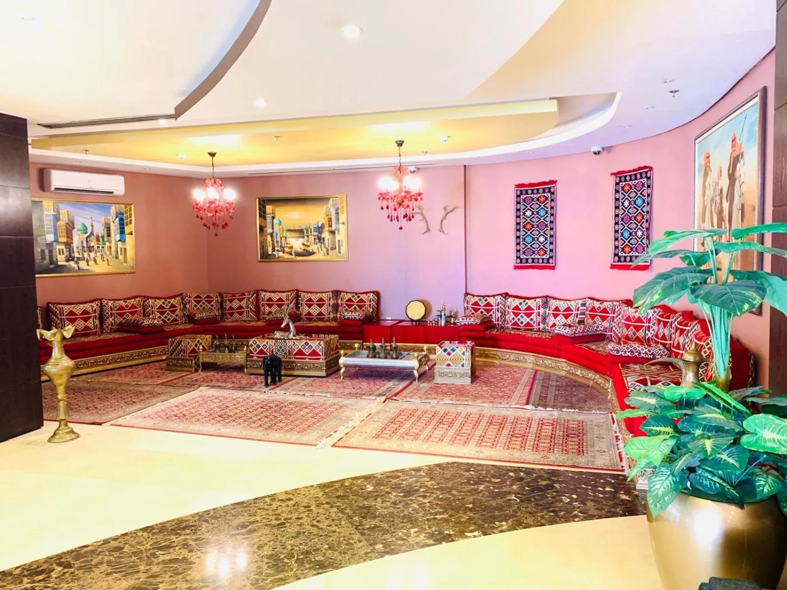 Lobby or reception in Musherib Hotel