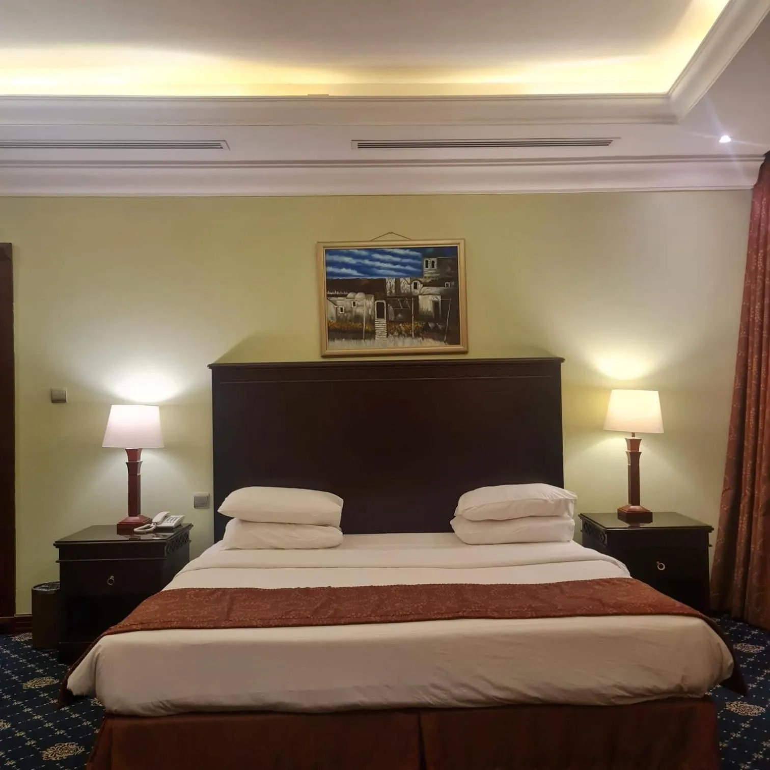 Bed in Musherib Hotel