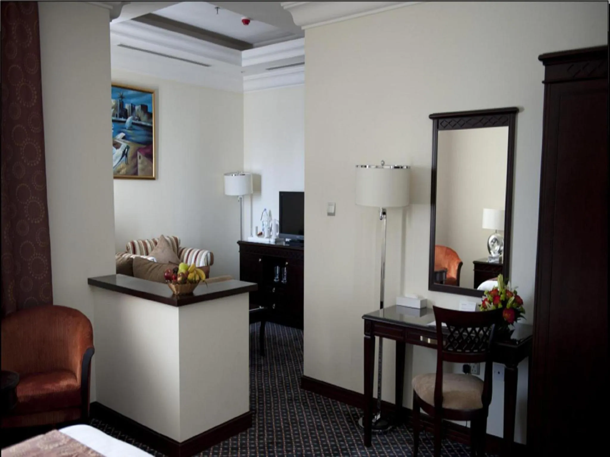 Decorative detail in Musherib Hotel