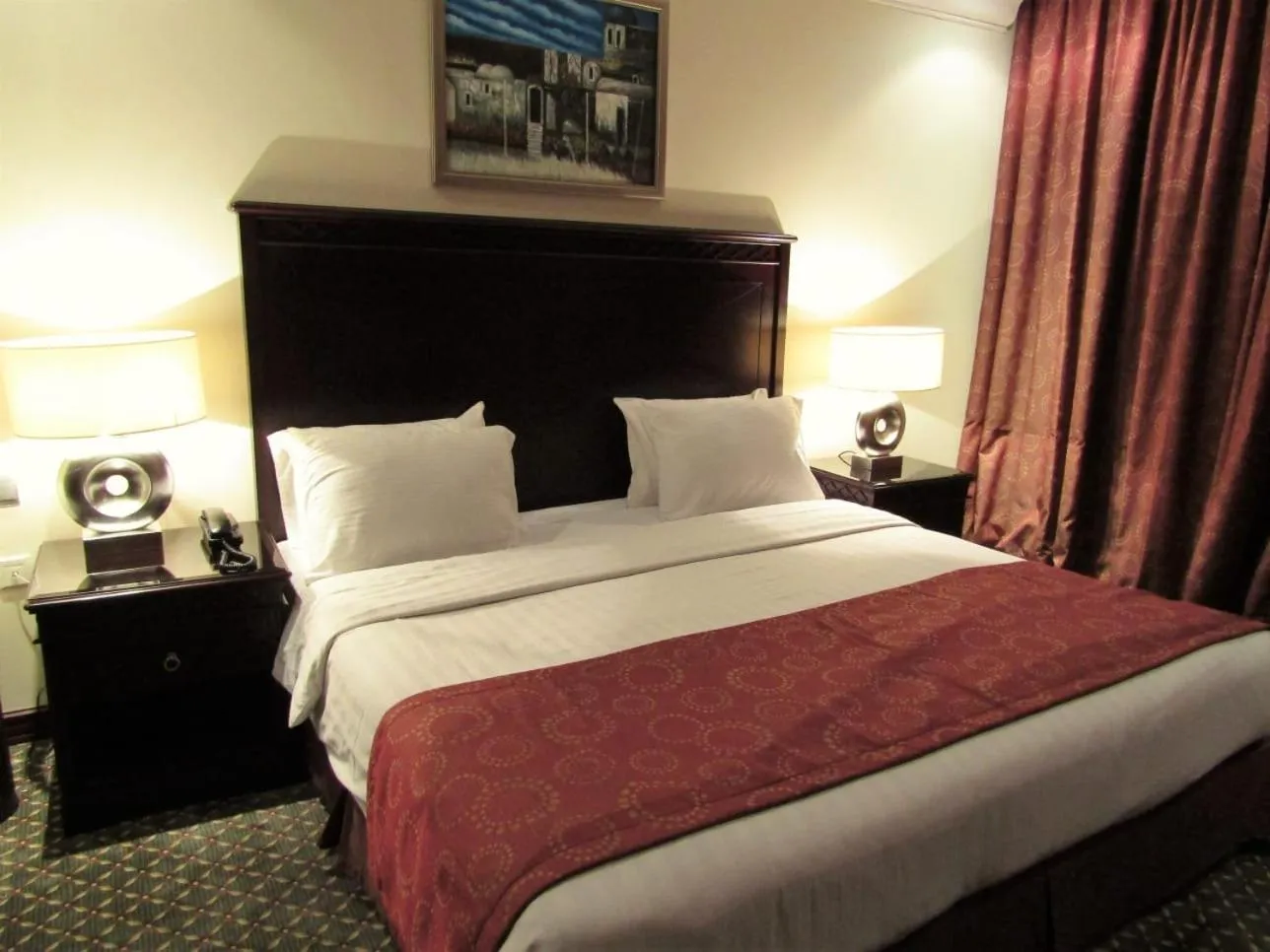 Bed in Musherib Hotel