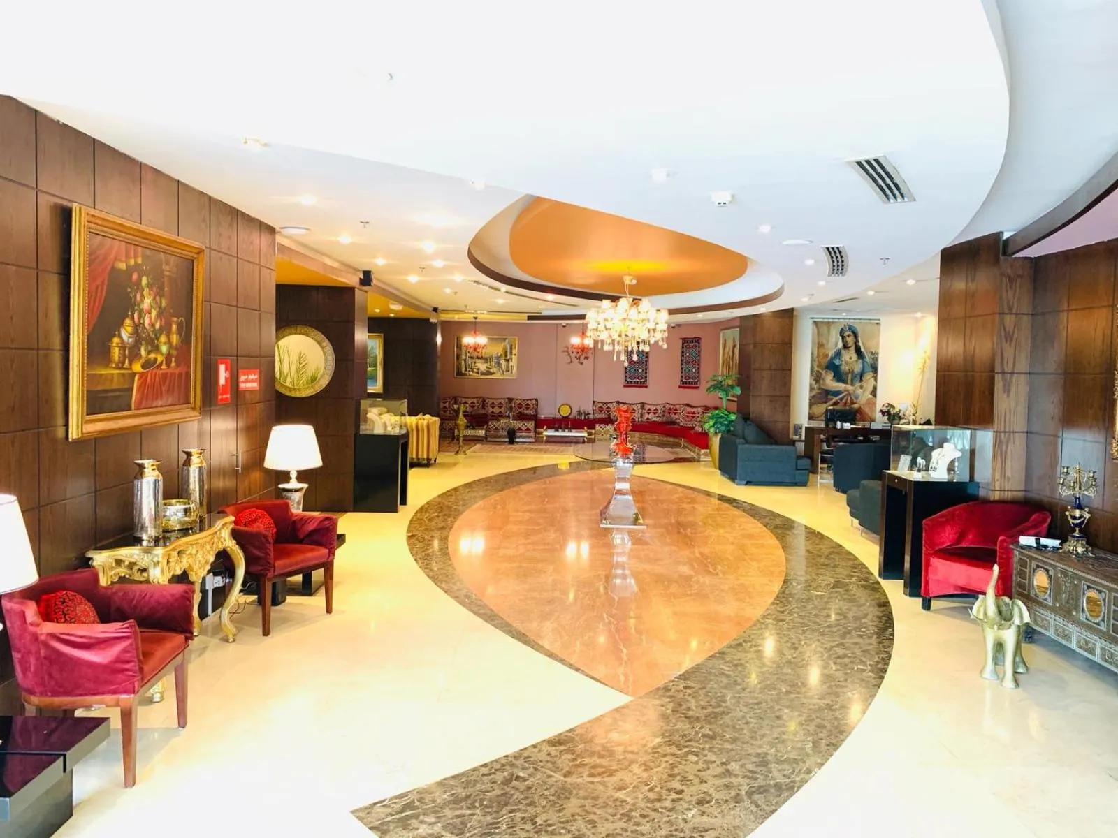 Lobby or reception in Musherib Hotel