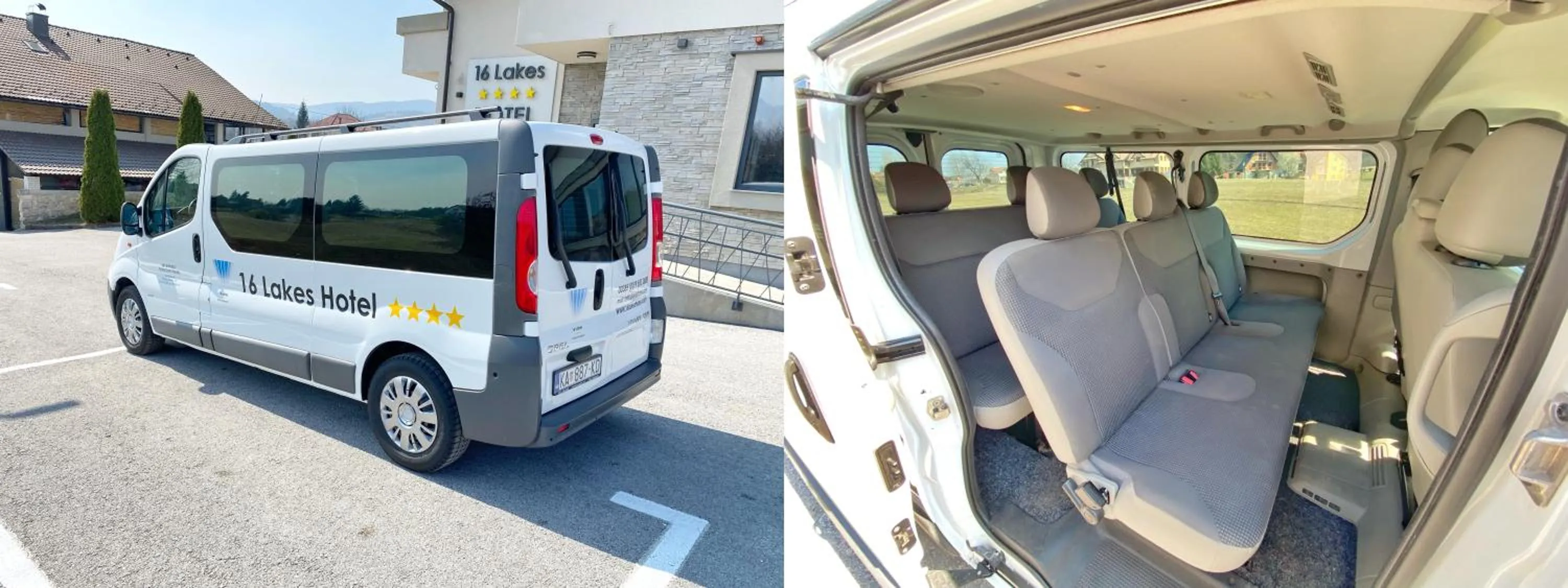 shuttle in 16 Lakes Hotel