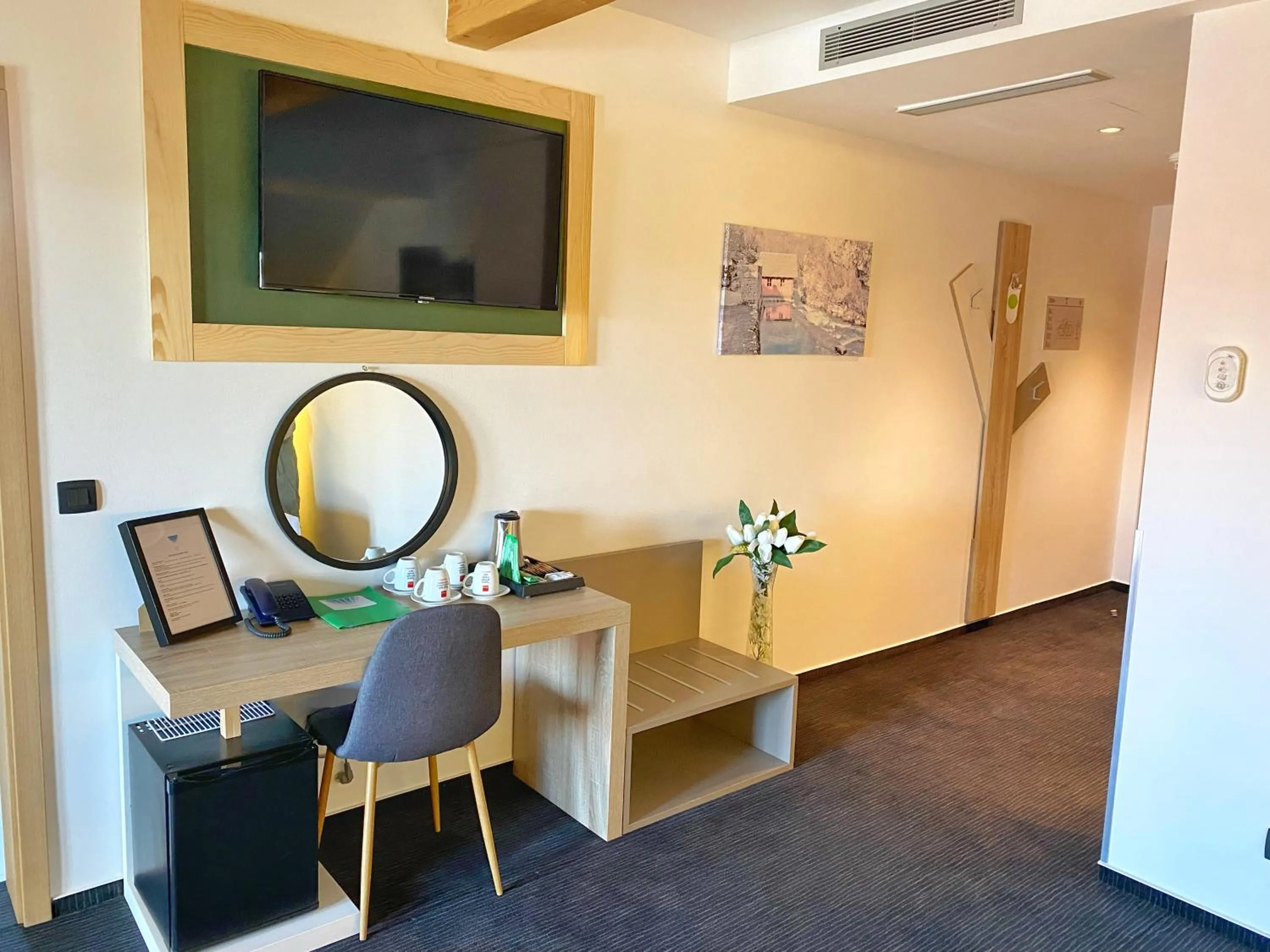 Seating area in 16 Lakes Hotel