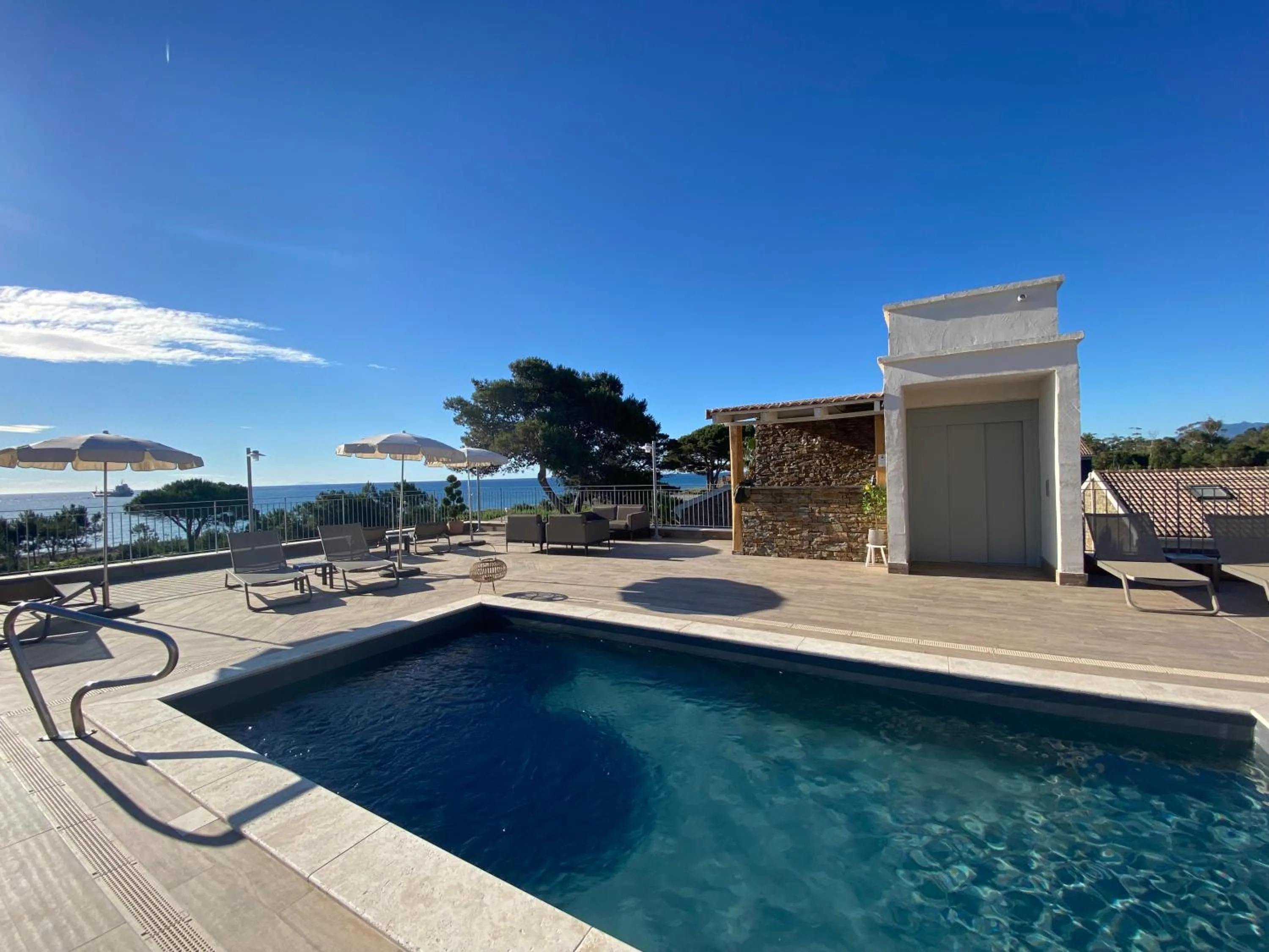 Solarium in Hôtel La Lagune