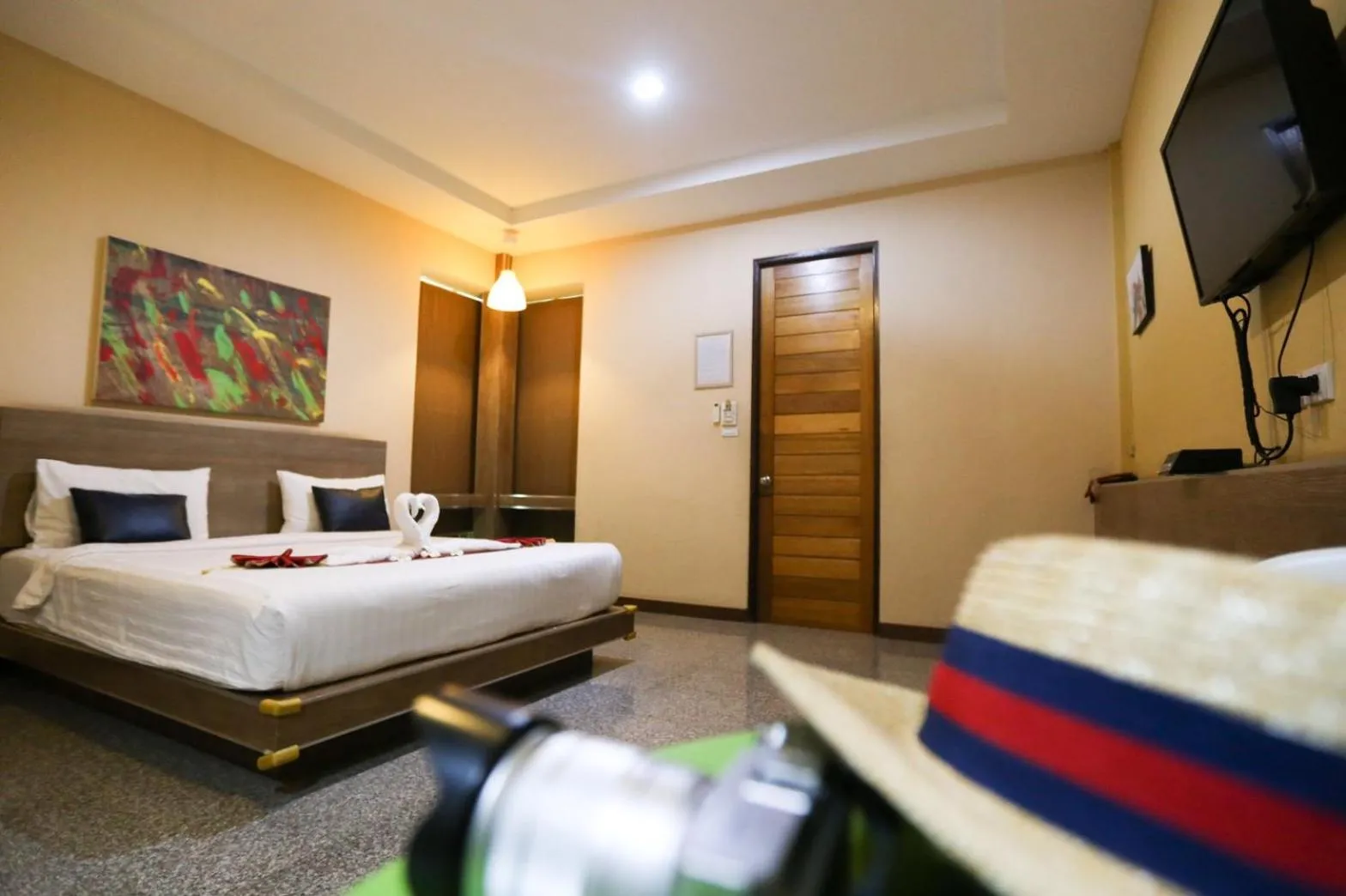 Bed in Jintana Resort