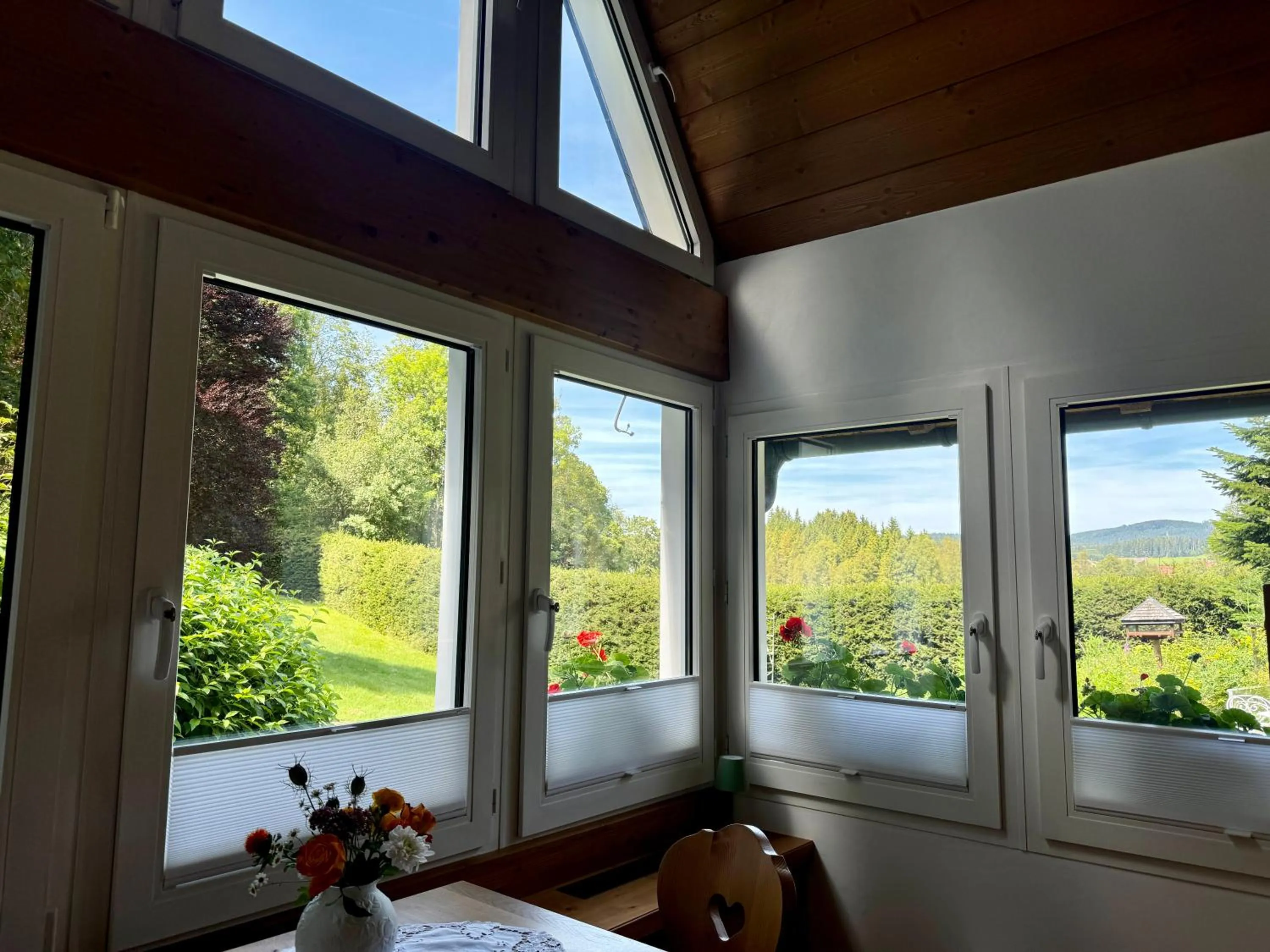 Garden view in Hollhouse - Bed & Breakfast