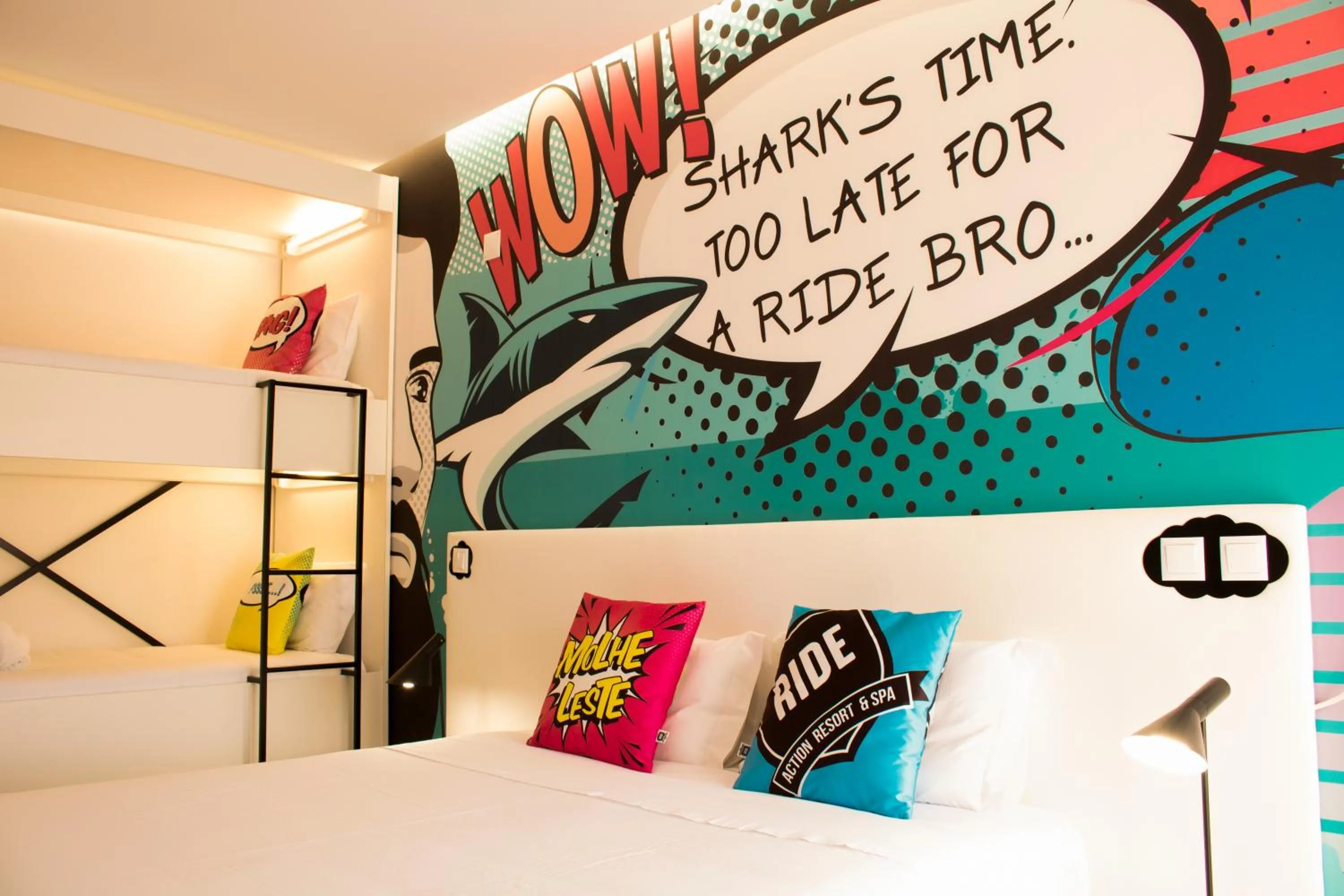 Photo of the whole room, Bed in RIDE Surf Resort & Spa Peniche