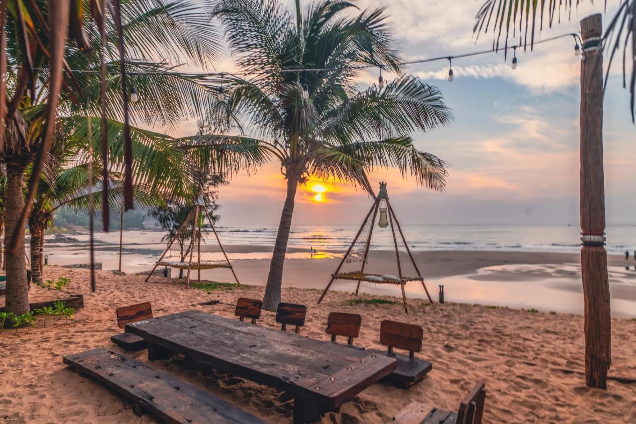 Sunrise in Long Hải Channel Beach Resort