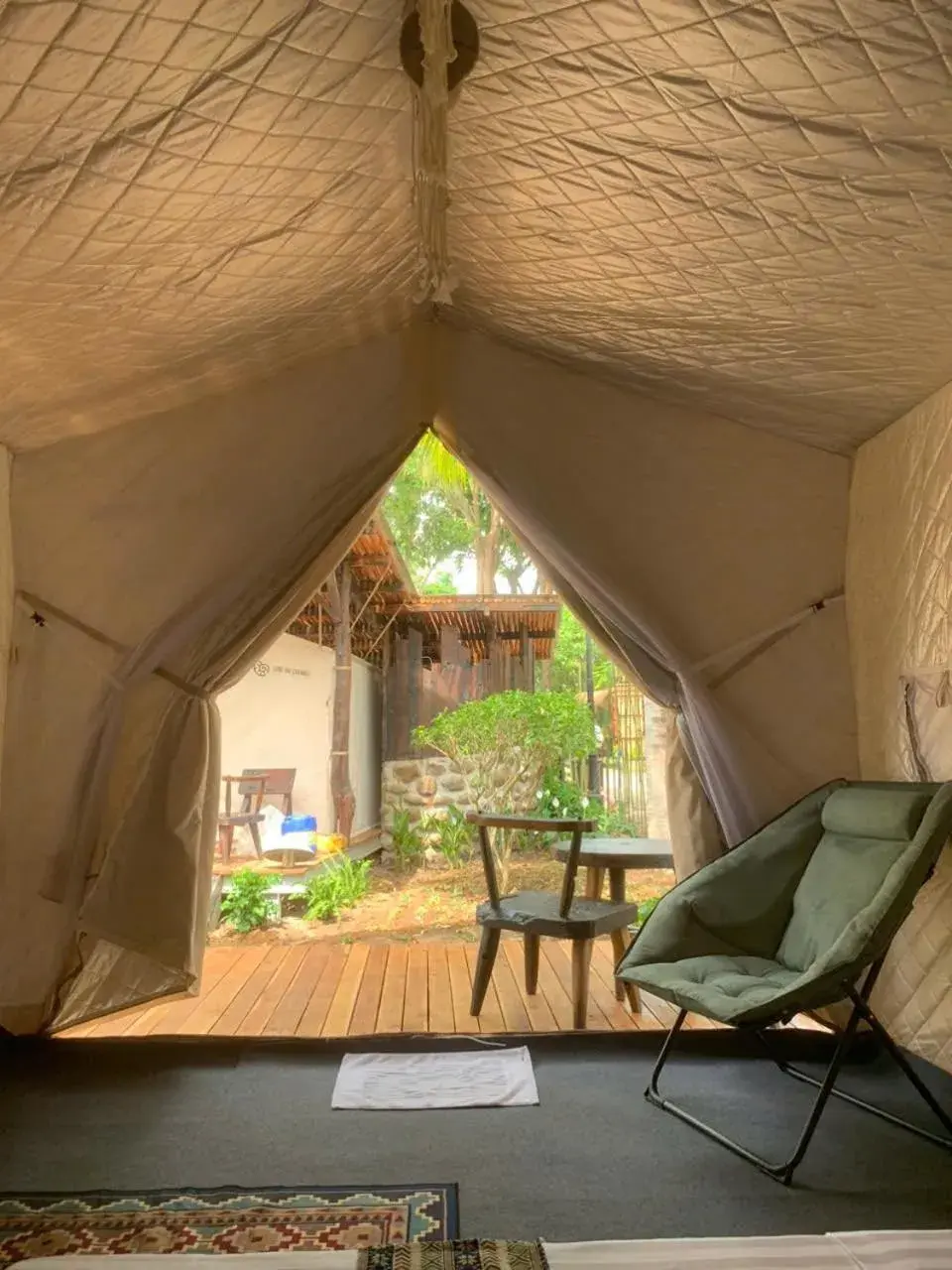 Garden view in Long Hải Channel Beach Resort Garden view in Long Hải Channel Beach Resort