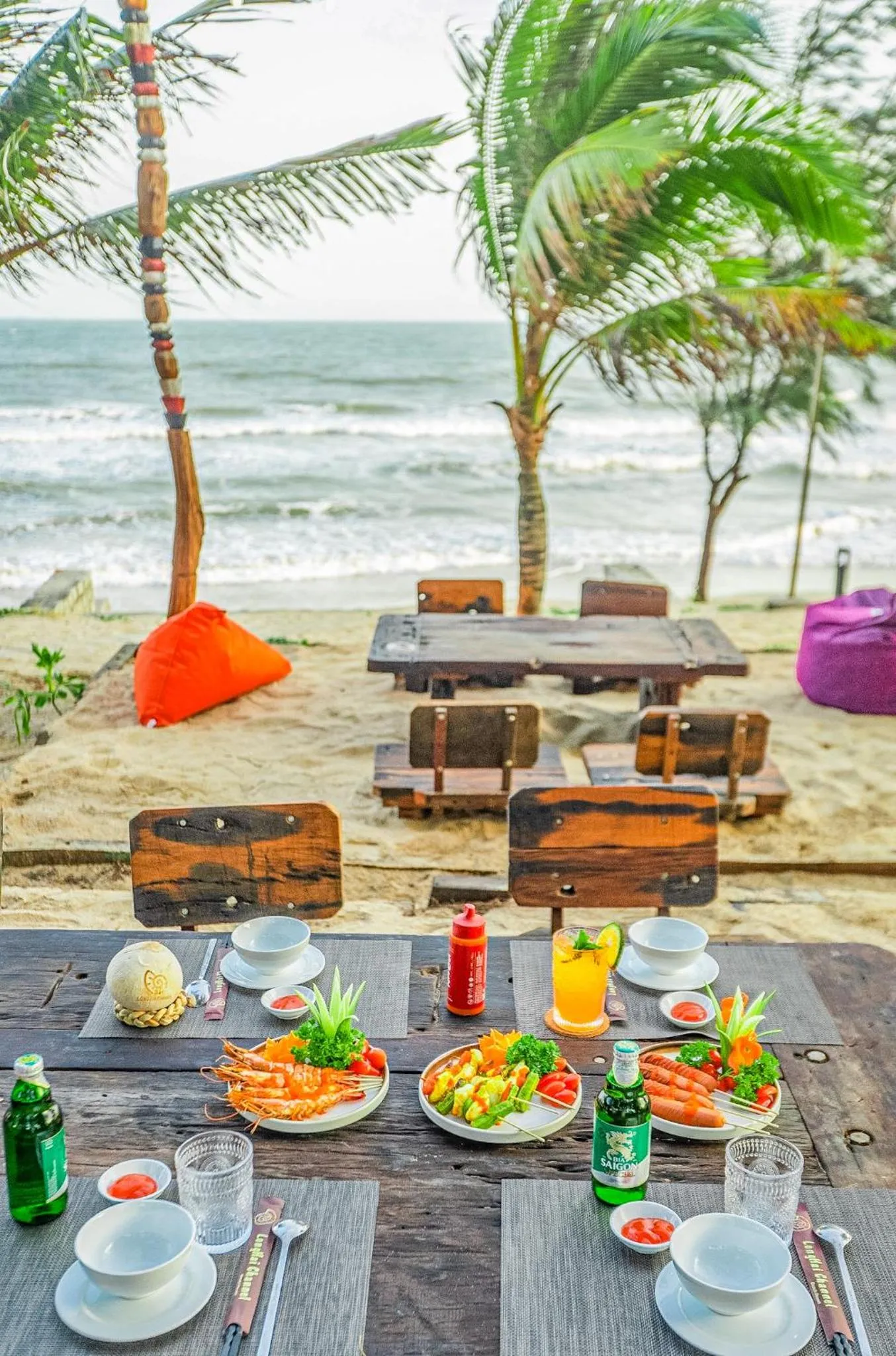 Lounge or bar in Long Hải Channel Beach Resort
