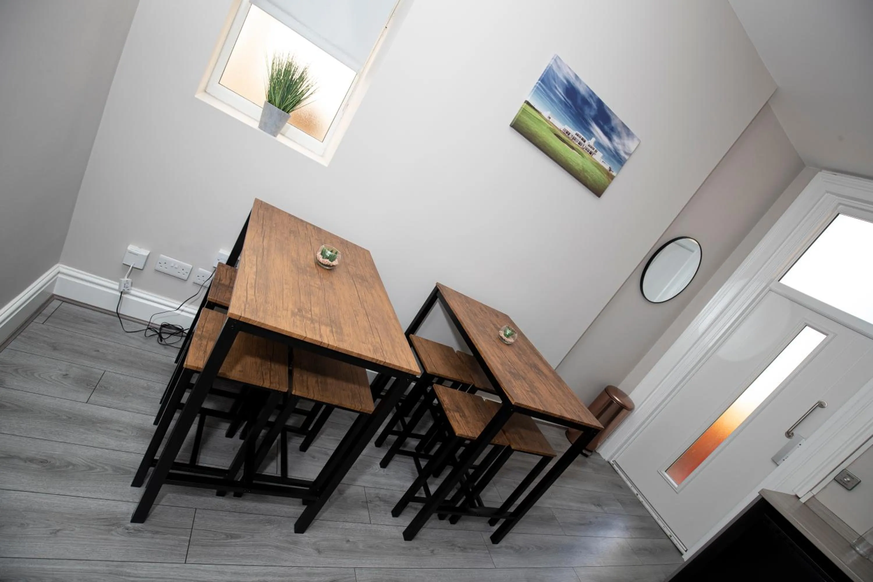 Communal kitchen in Lynwood House