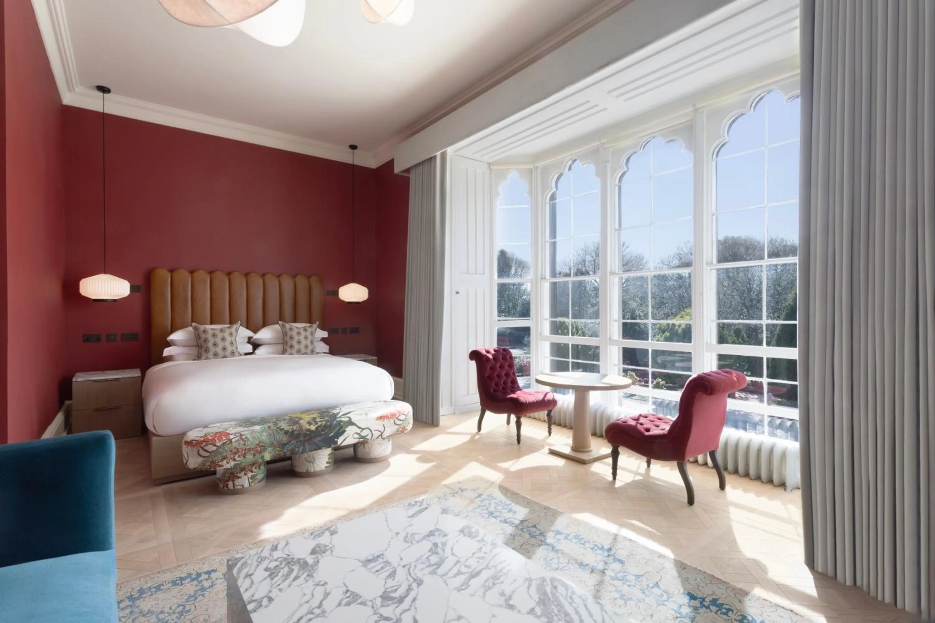 Bedroom, Bed in JA Mar Hall Scotland