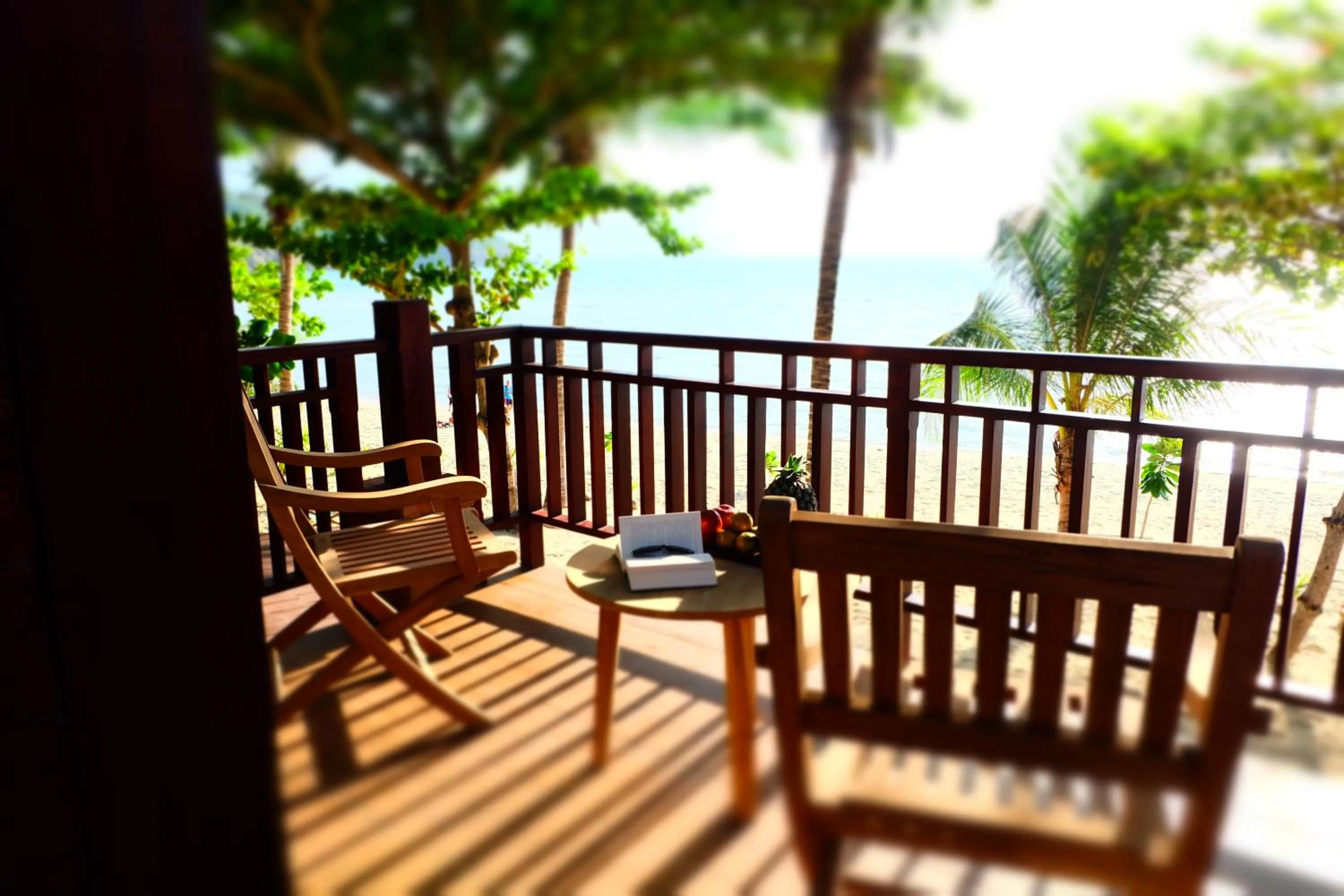 Balcony/Terrace in Koh Ma Beach Resort - SHA Extra Plus