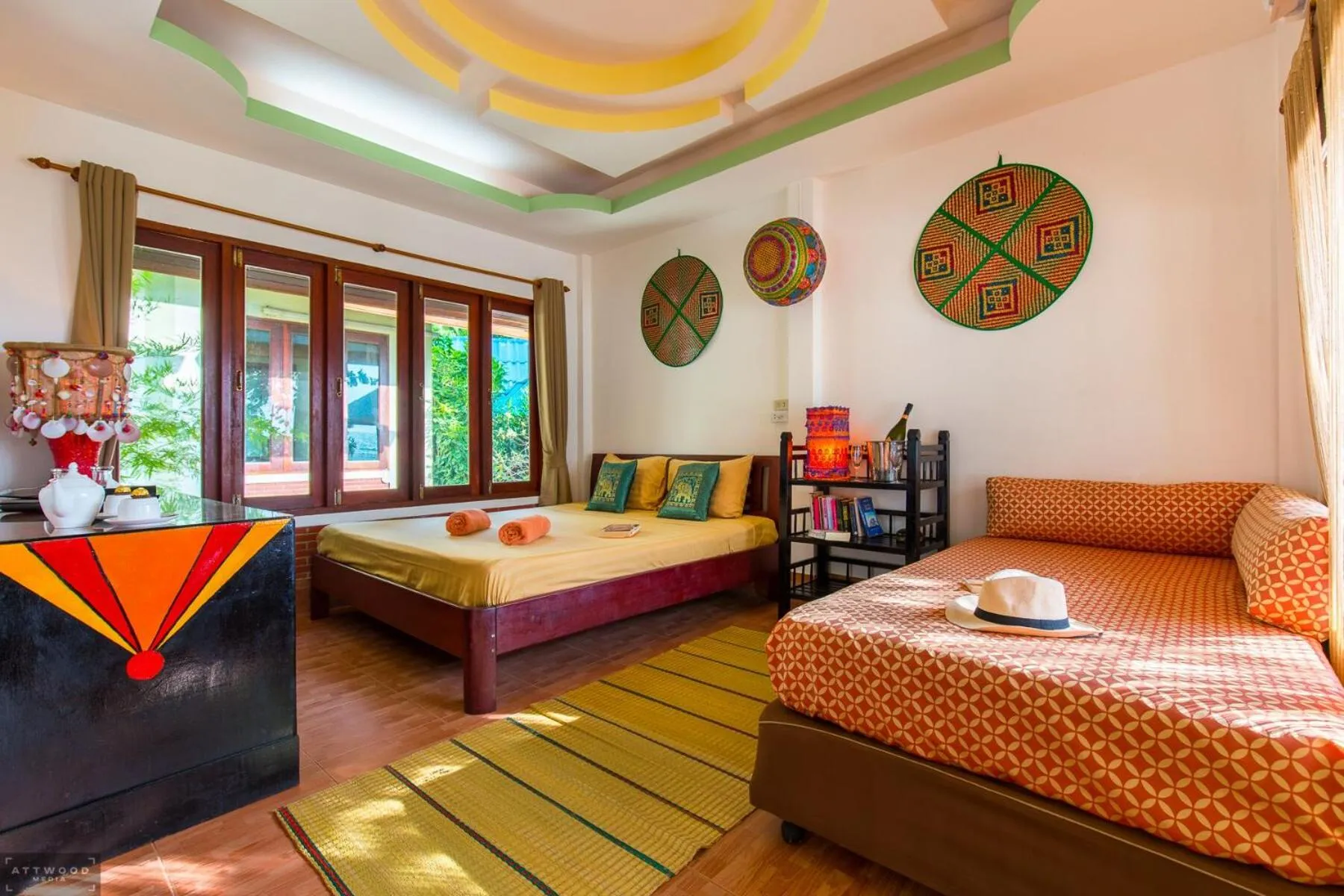 Bed in Seaboard Bungalow