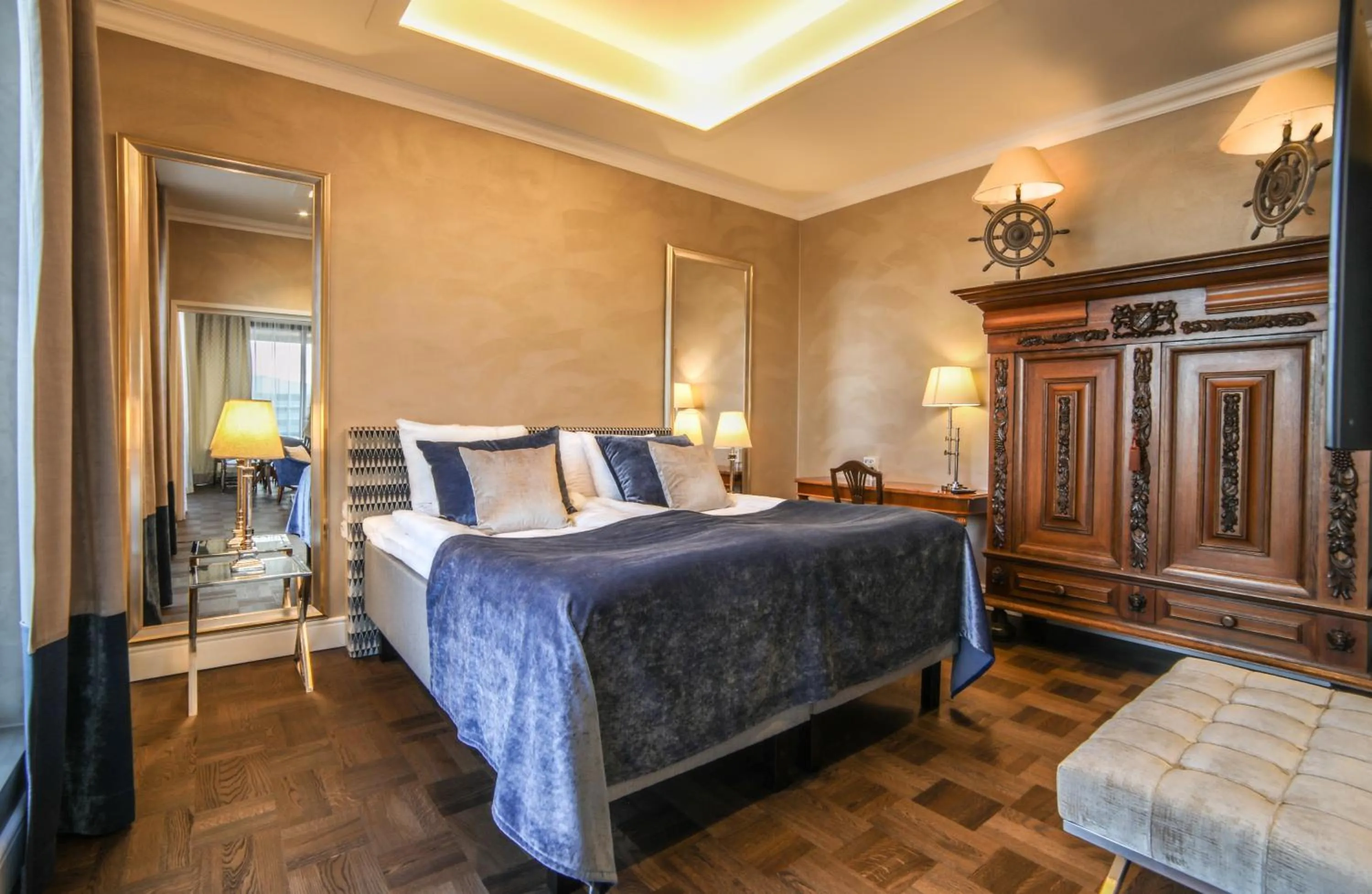 Bed in Hotelli-Ravintola Alma
