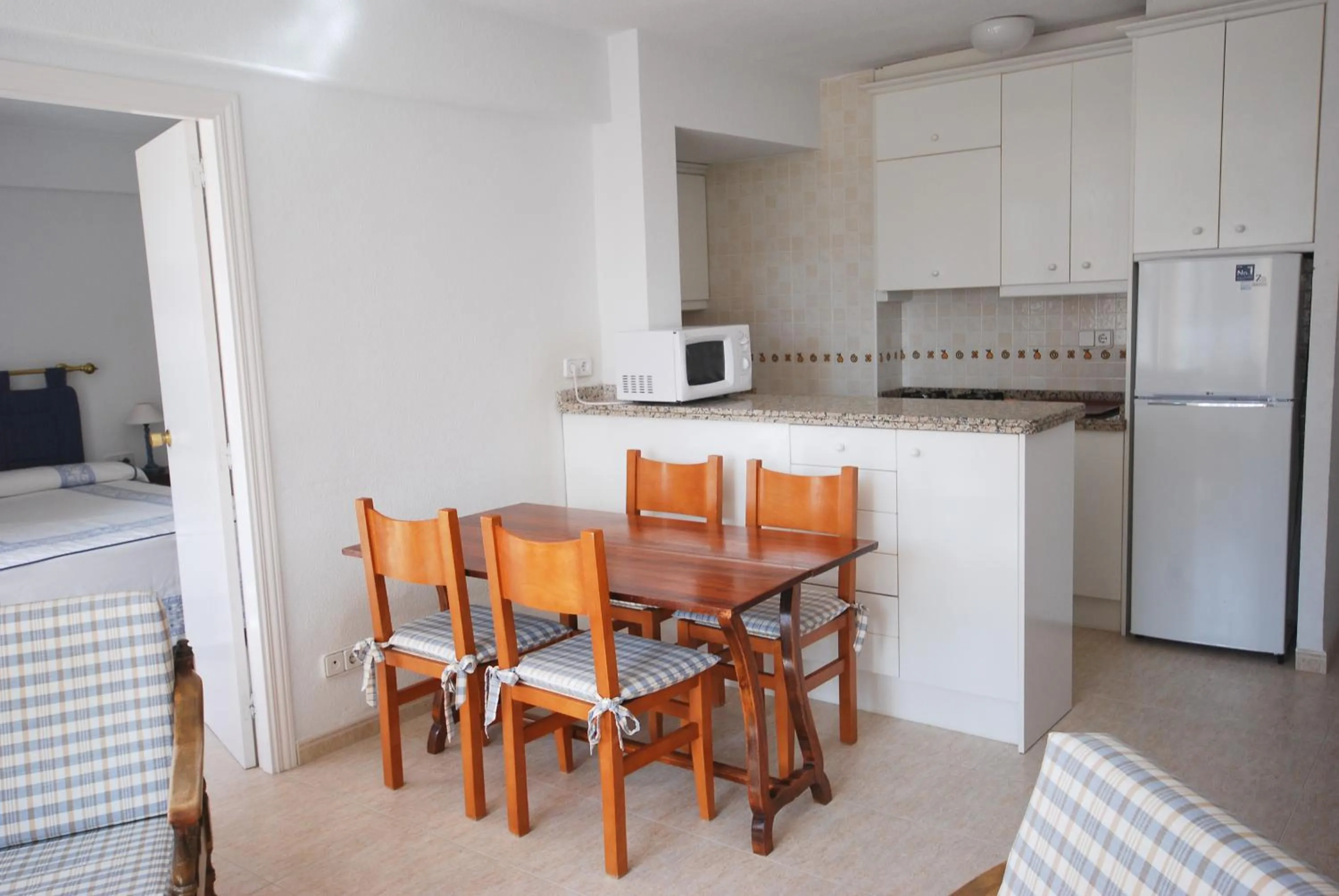 Kitchen or kitchenette in Apartamentos Concorde