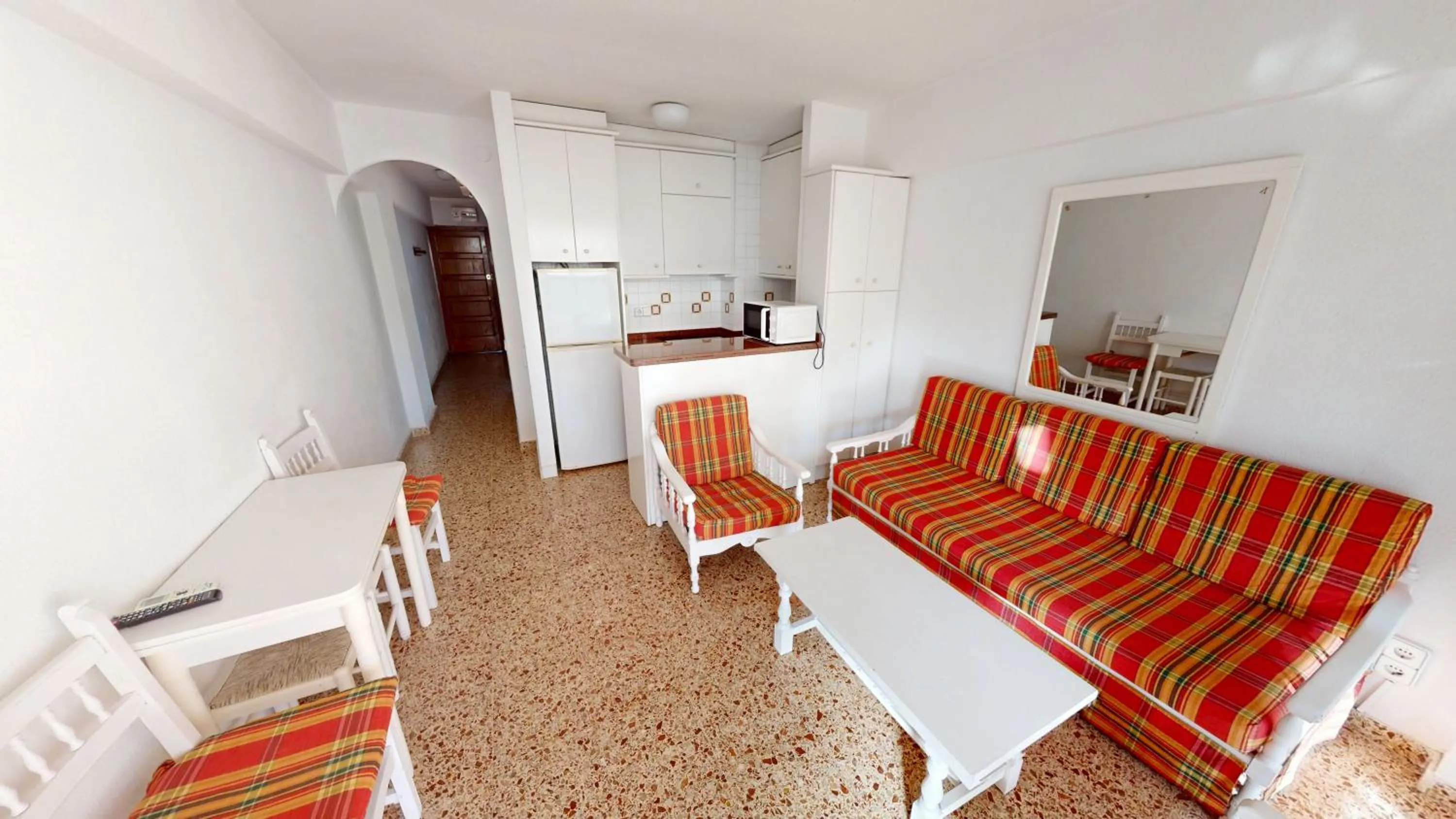 Kitchen or kitchenette in Apartamentos Concorde