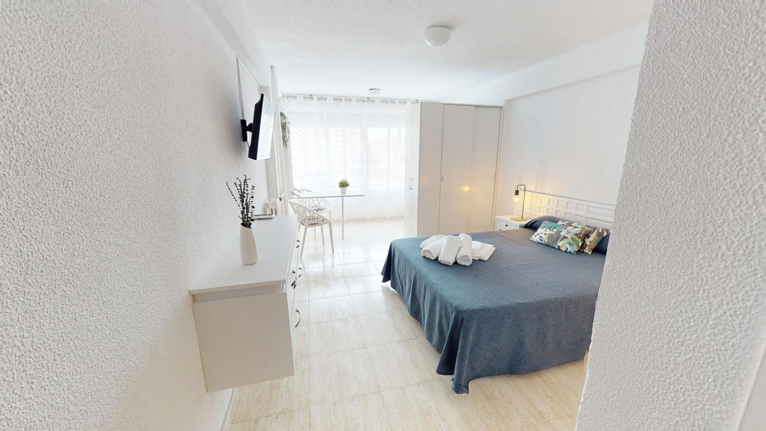 Bed in Apartamentos Concorde