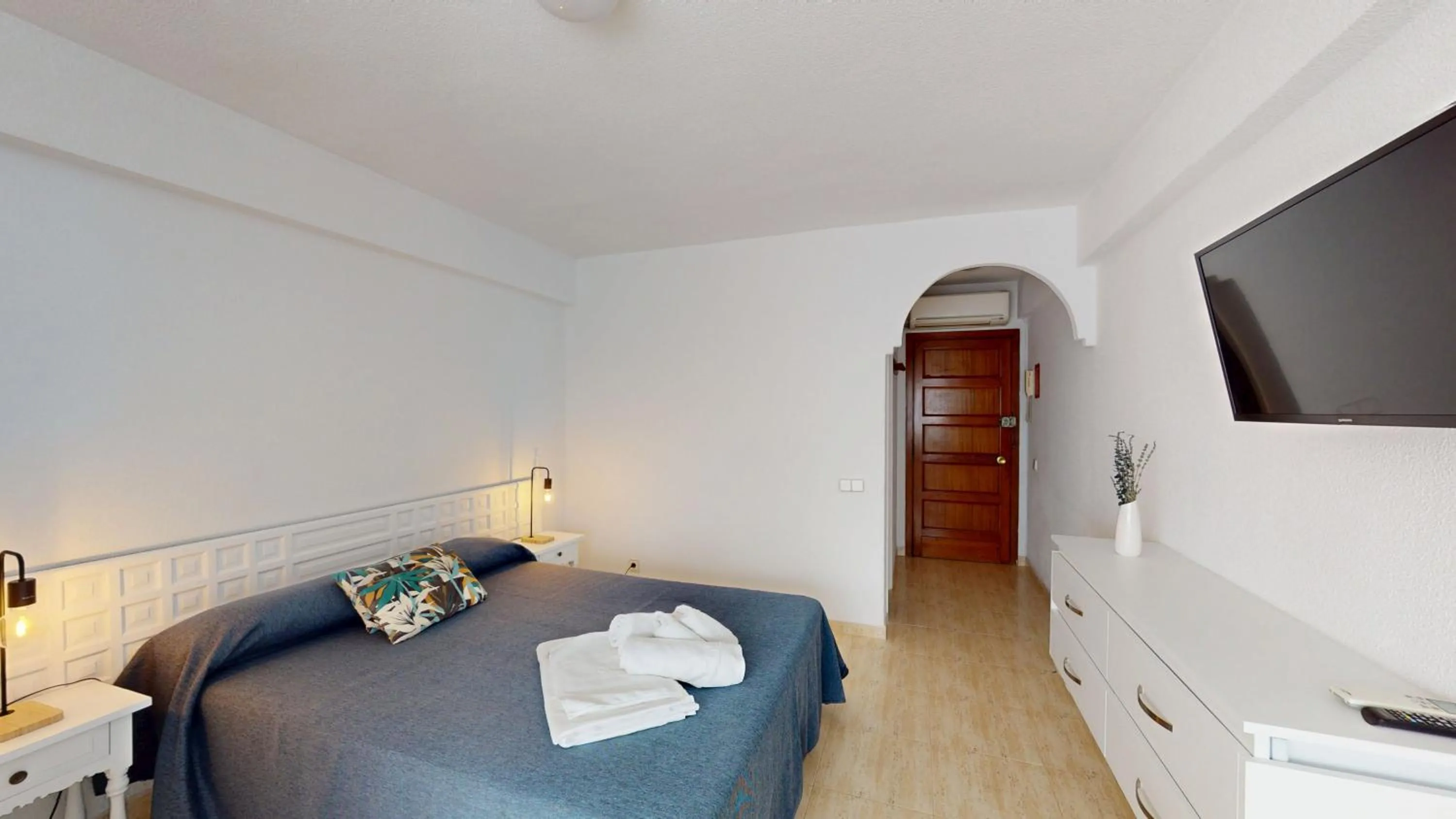 Bed in Apartamentos Concorde