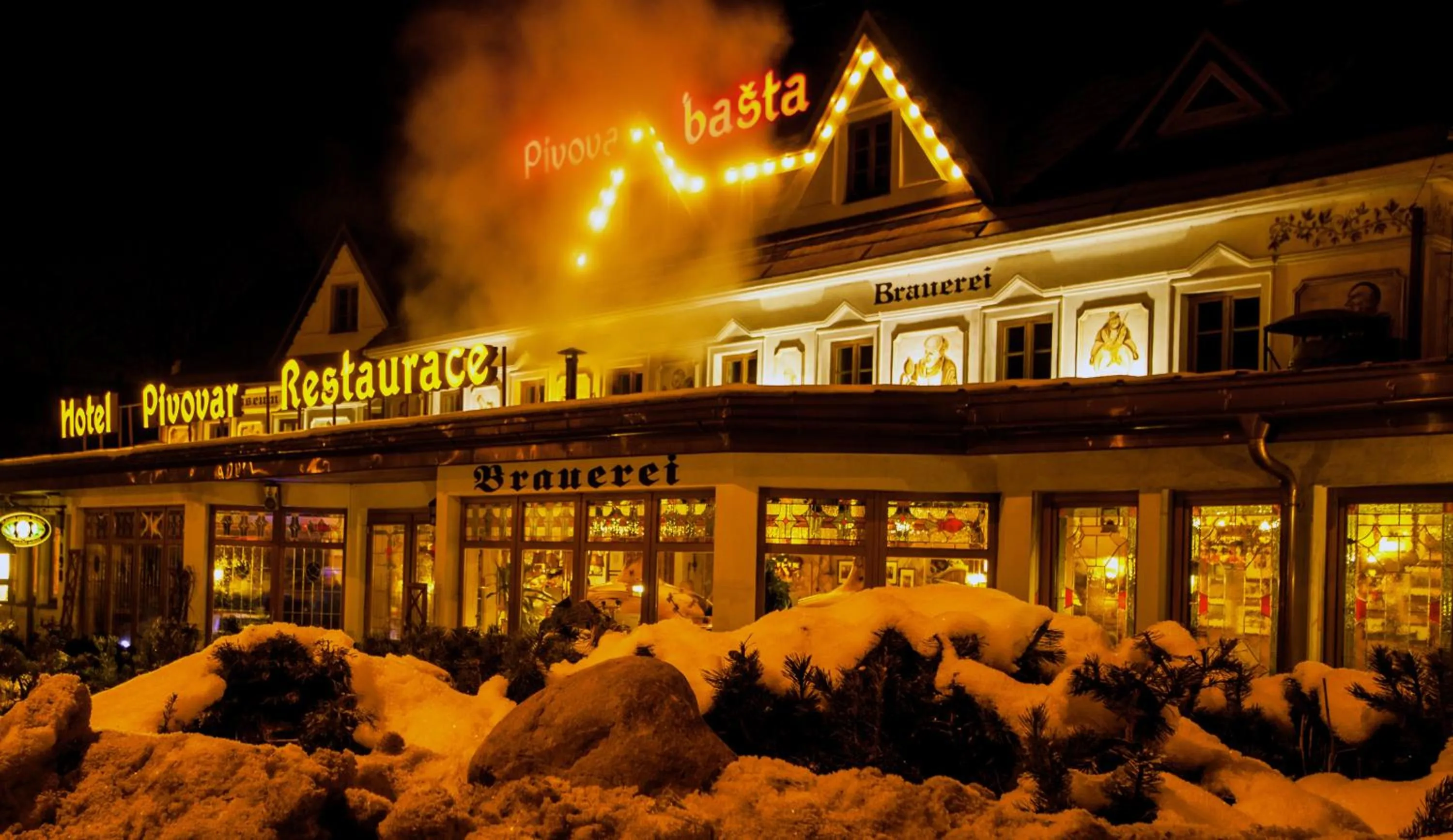 Facade/entrance in Hotel Pivovarská bašta