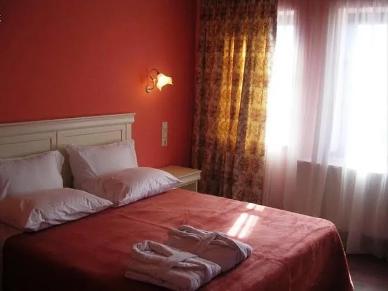 Bed in Hotel Monodendri