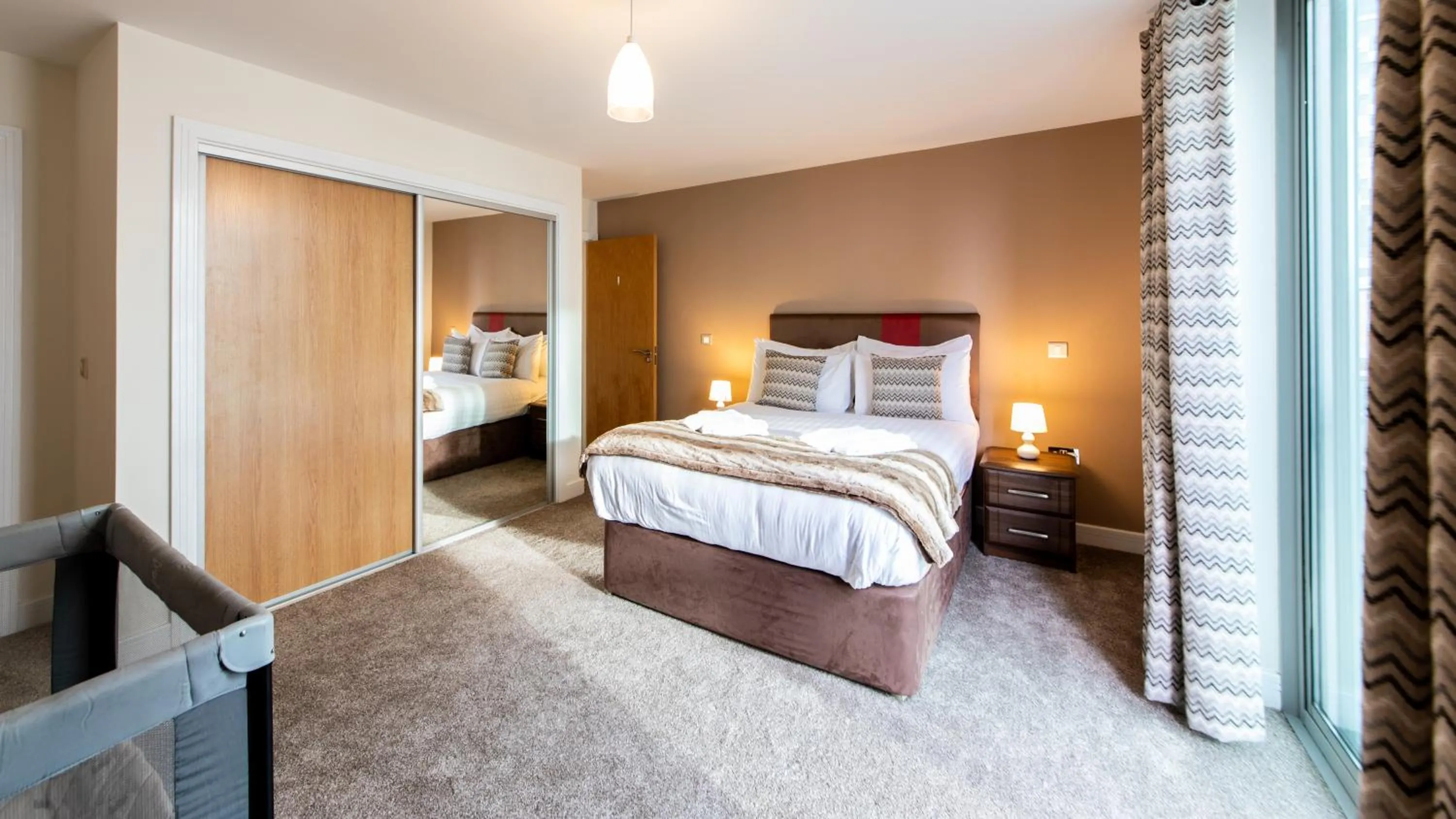 Bed in The Spires Serviced Apartments Birmingham