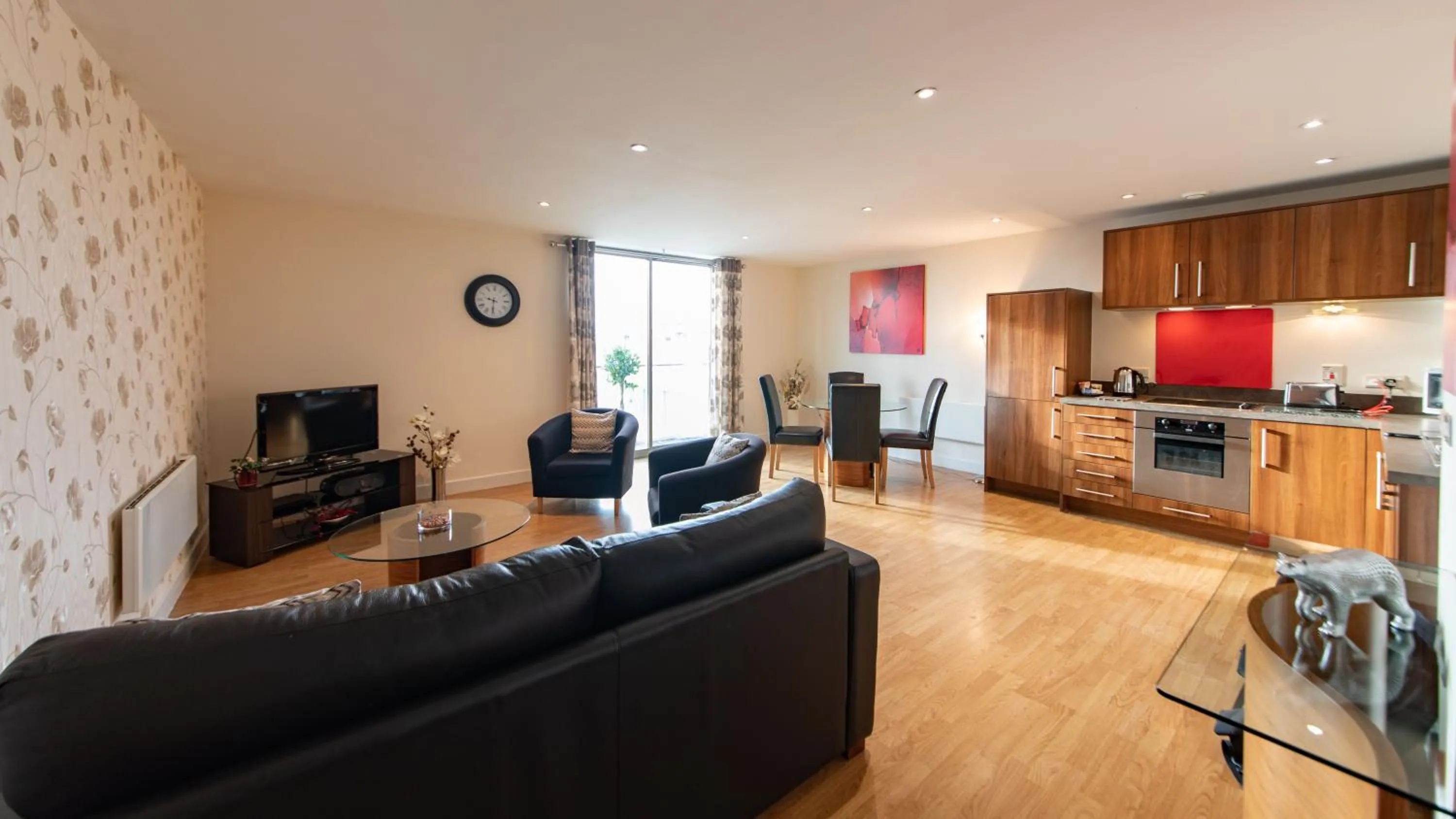 TV and multimedia in The Spires Serviced Apartments Birmingham