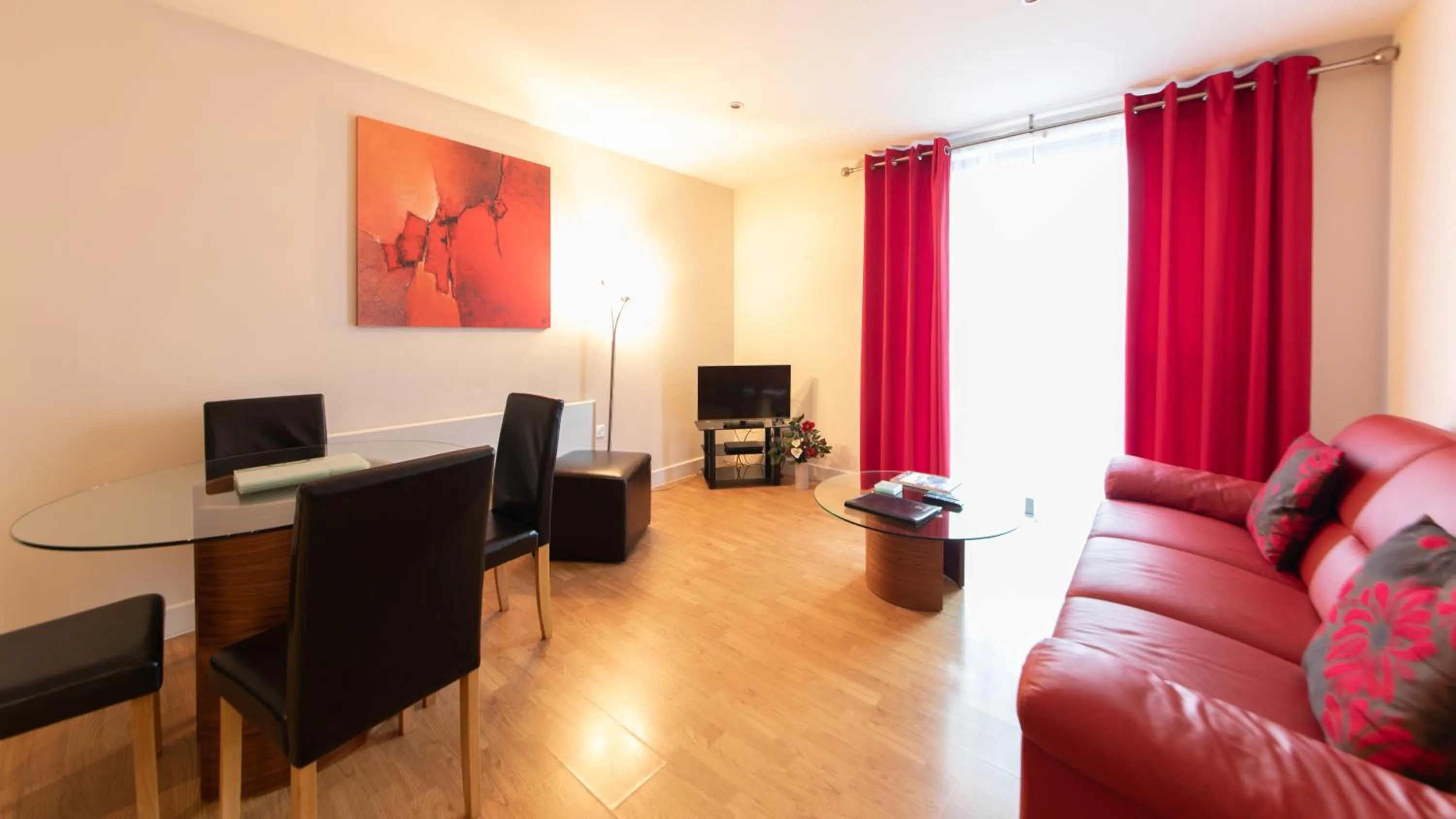 TV and multimedia in The Spires Serviced Apartments Birmingham