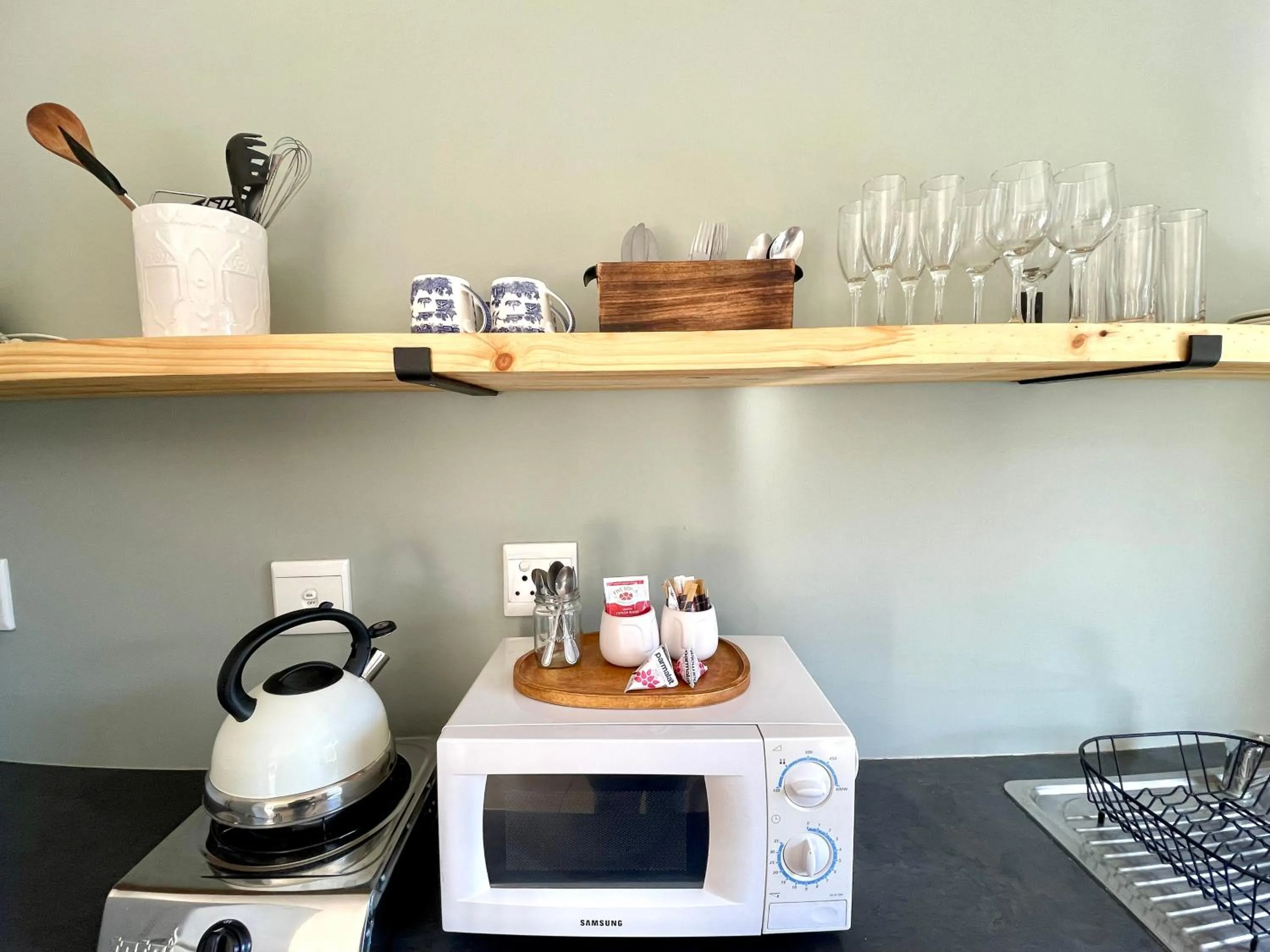 Coffee/tea facilities in Groenvlei Guest Farm