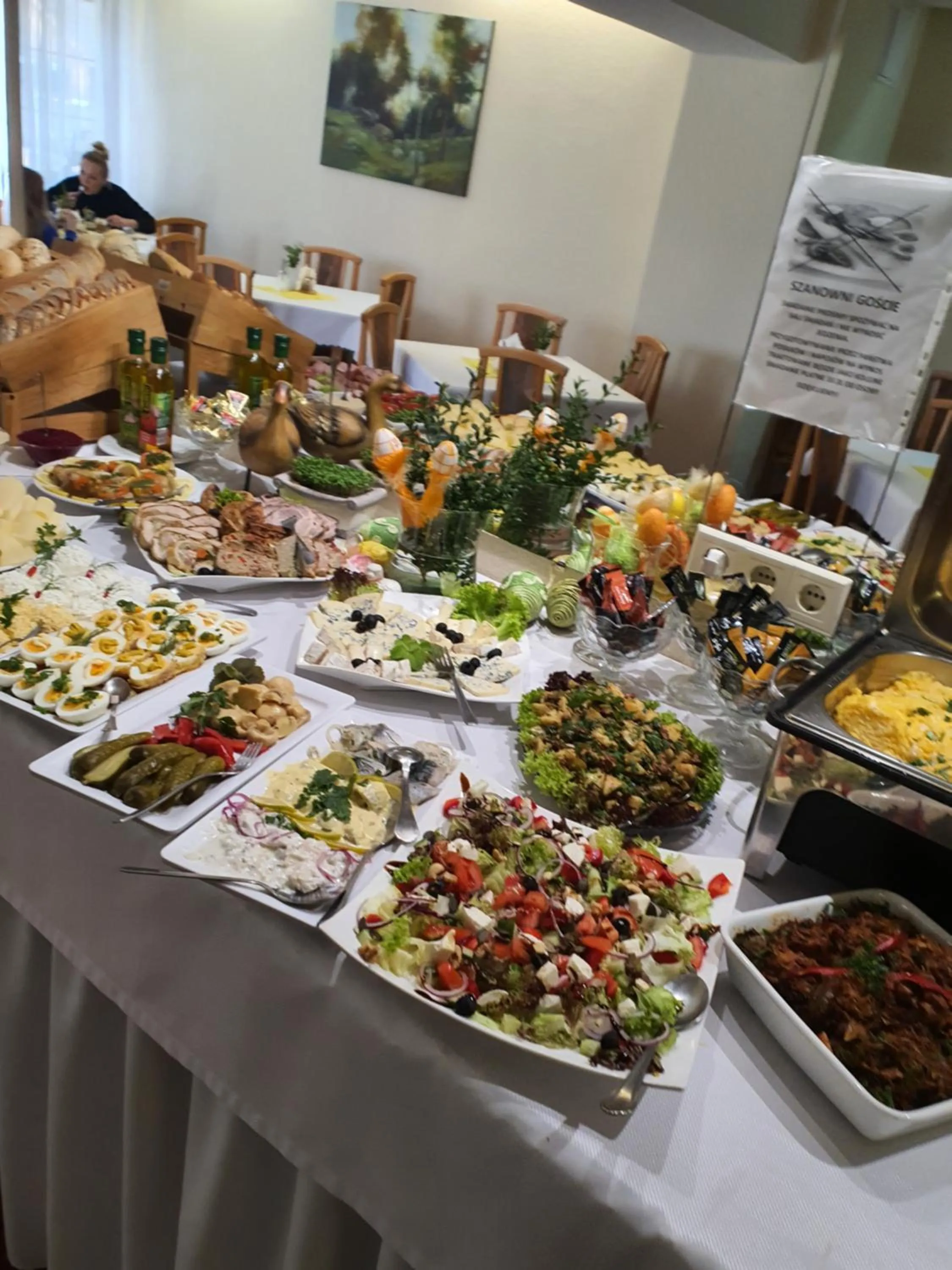 Buffet breakfast in Hotel Kolorowa