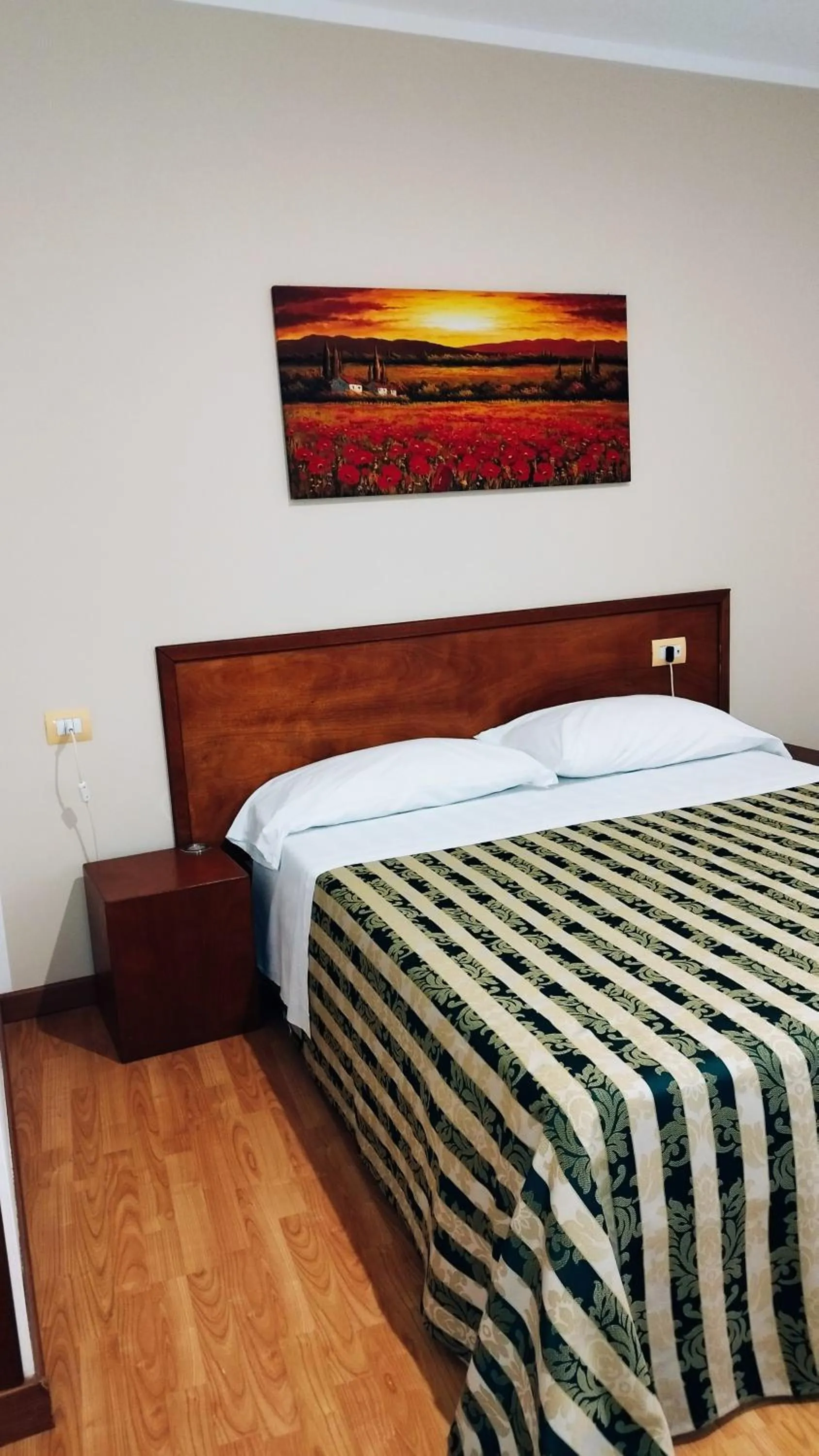 Bed in Hotel Nicolaj