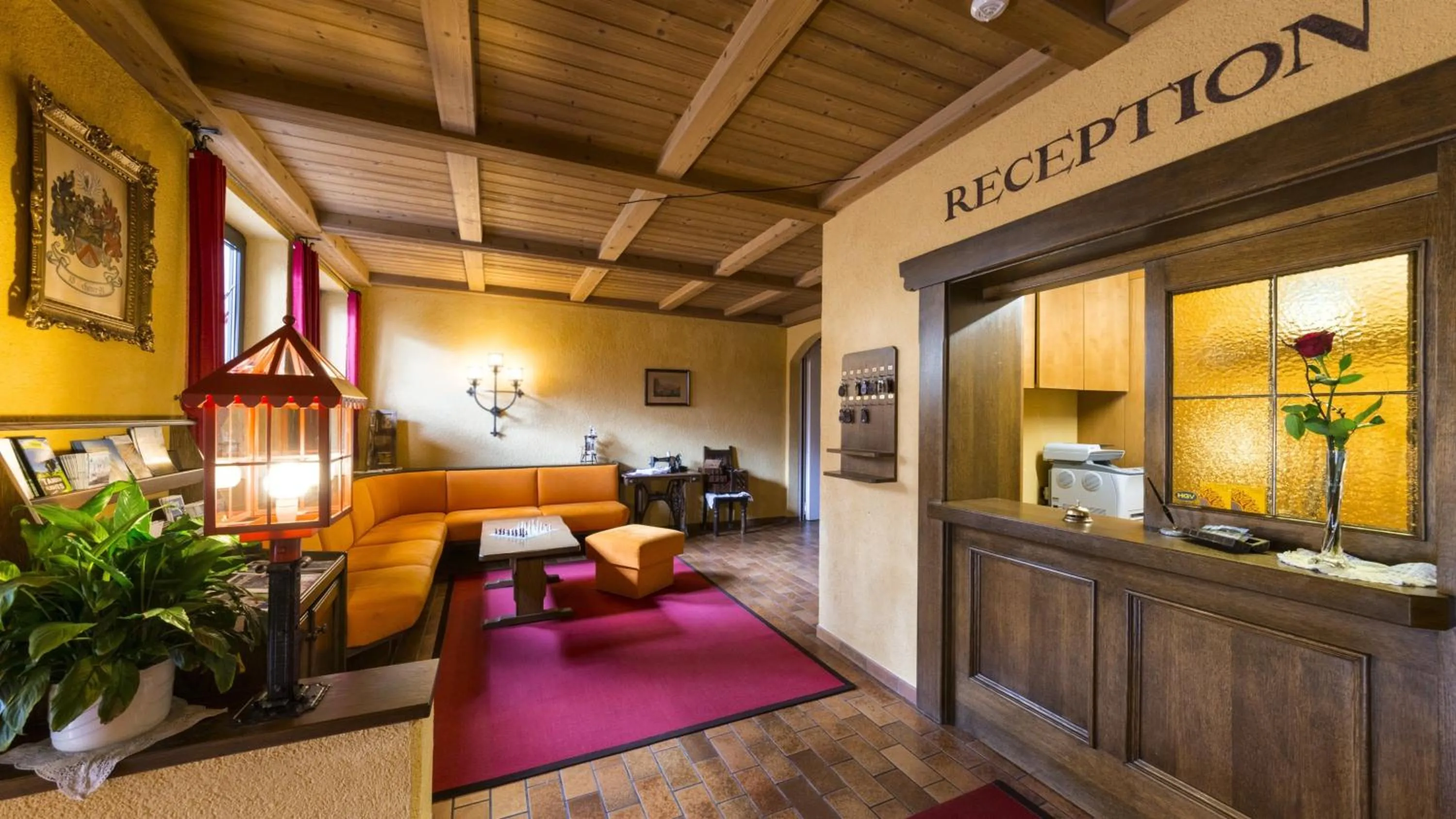 Lobby or reception in Hotel Scherer