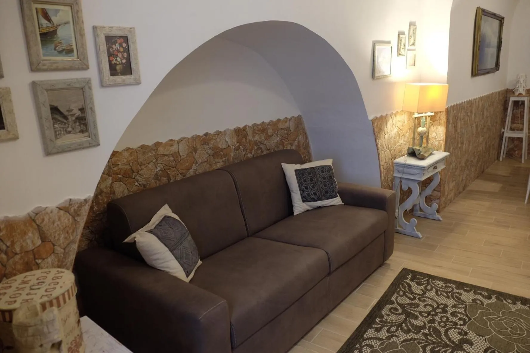 Living room in Dimora luxury Santa Lucia Apartaments