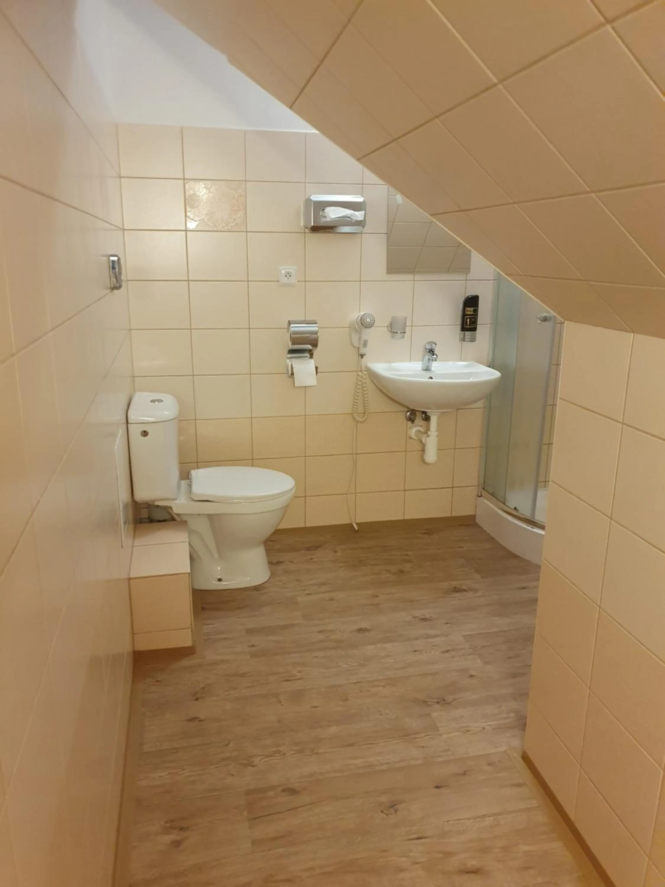 Bathroom in Pension U Tří sedláků