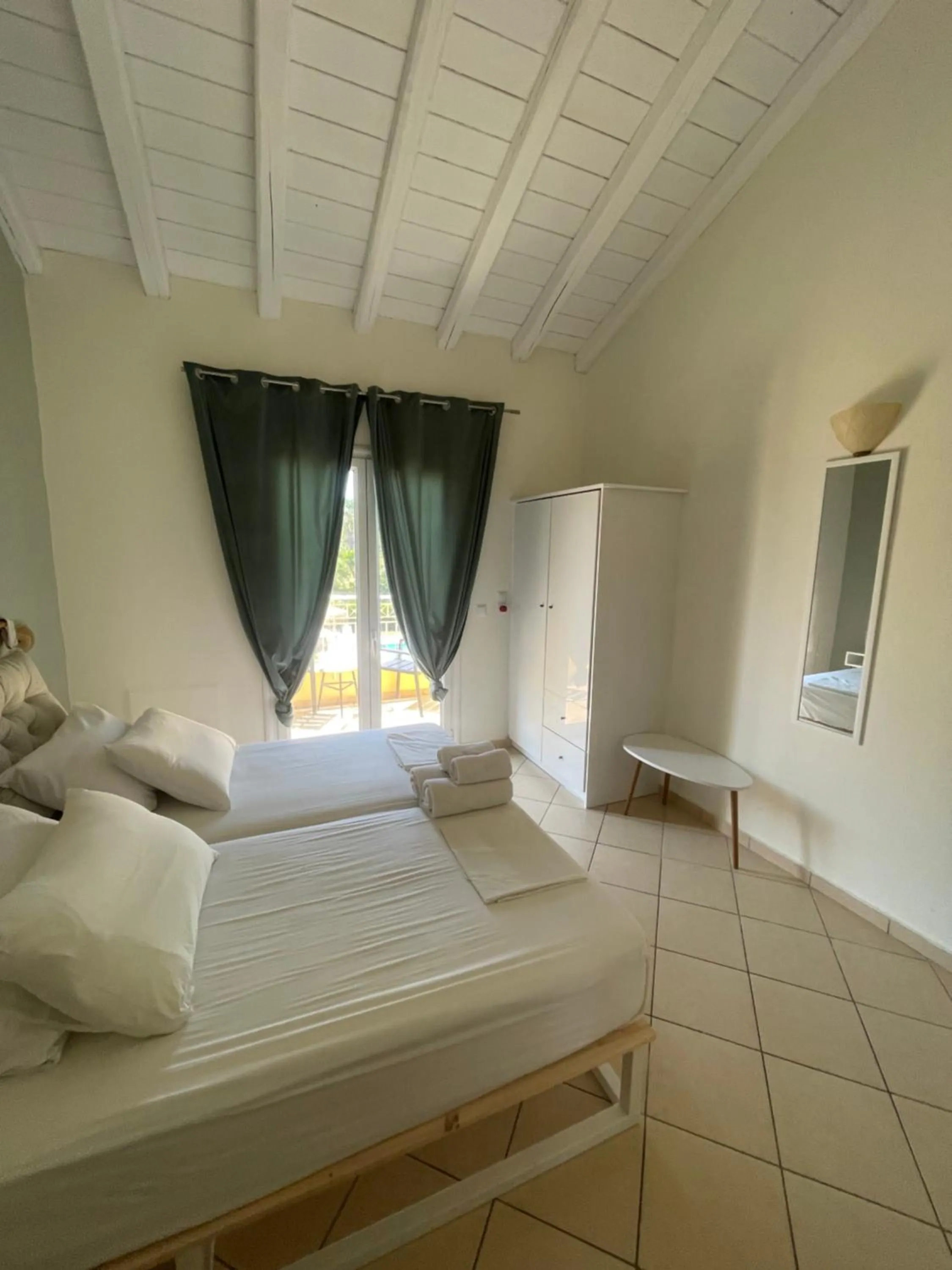 Bedroom in Mythos apts rentit