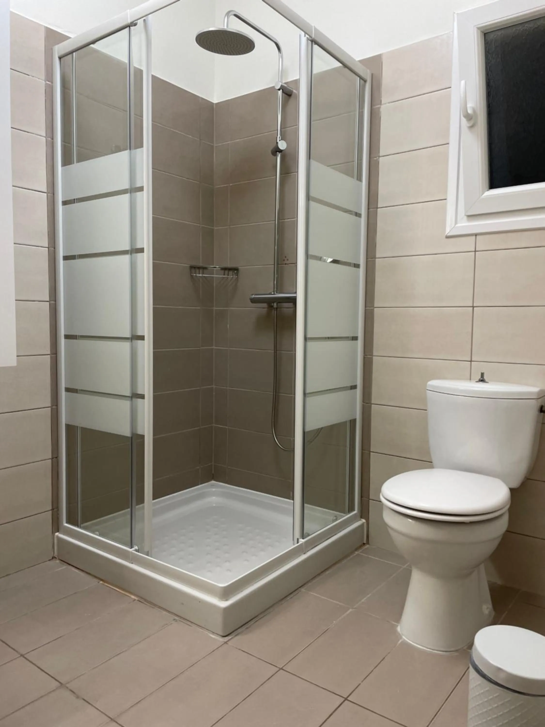 Bathroom in Mythos apts rentit