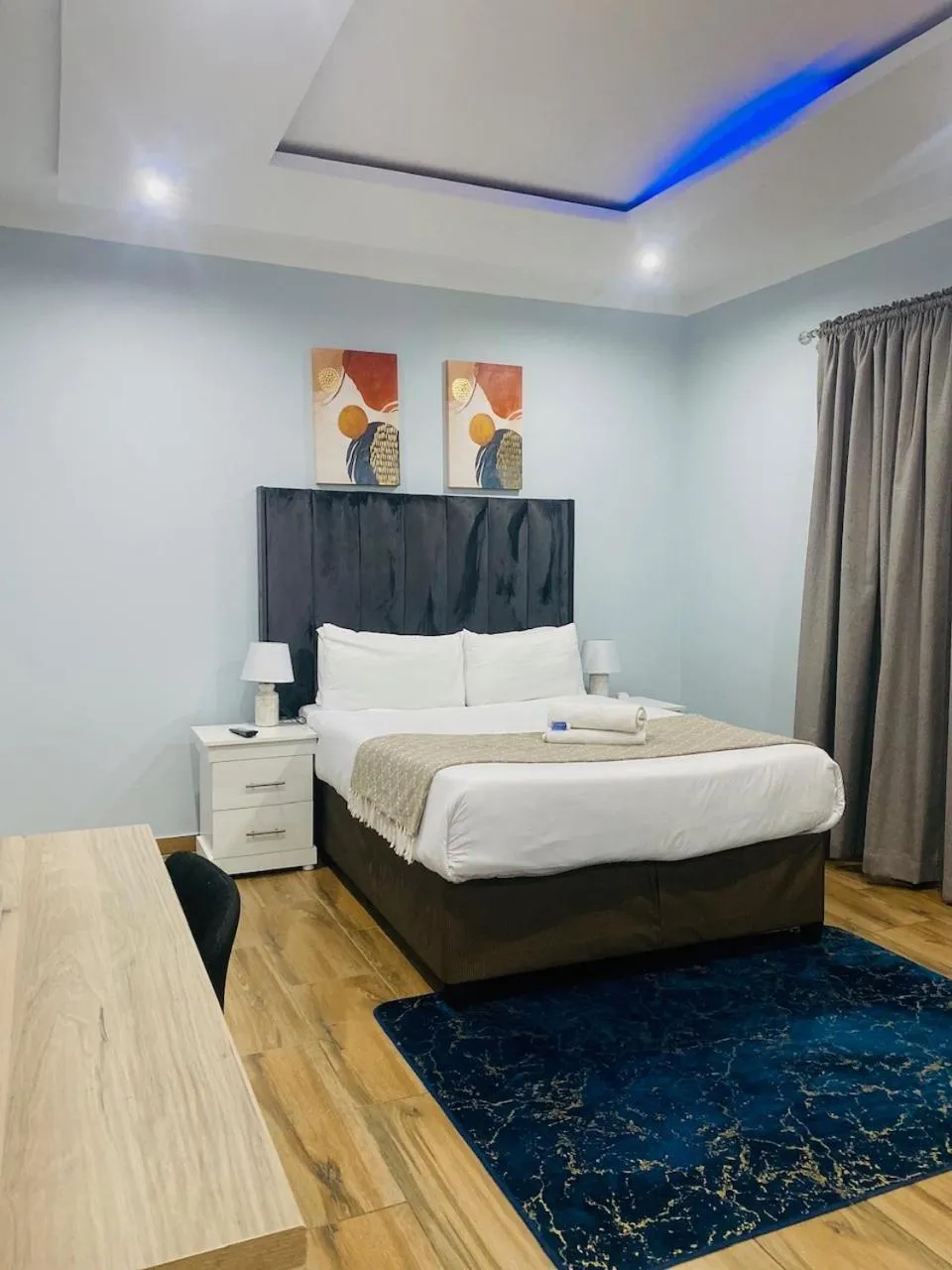 Bed in Airport Imperial Guest House