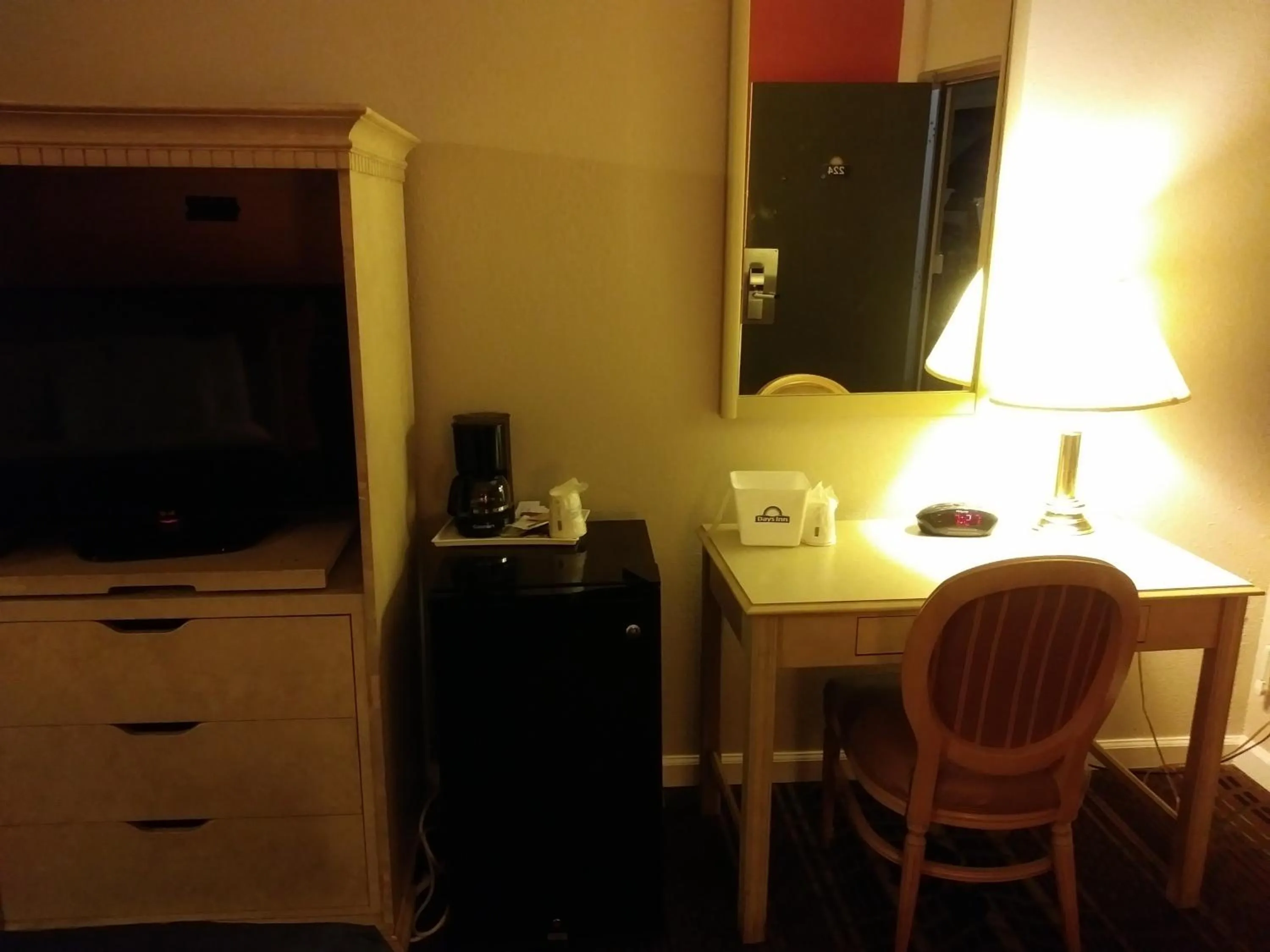 TV/Entertainment Center in Days Inn by Wyndham Hot Springs