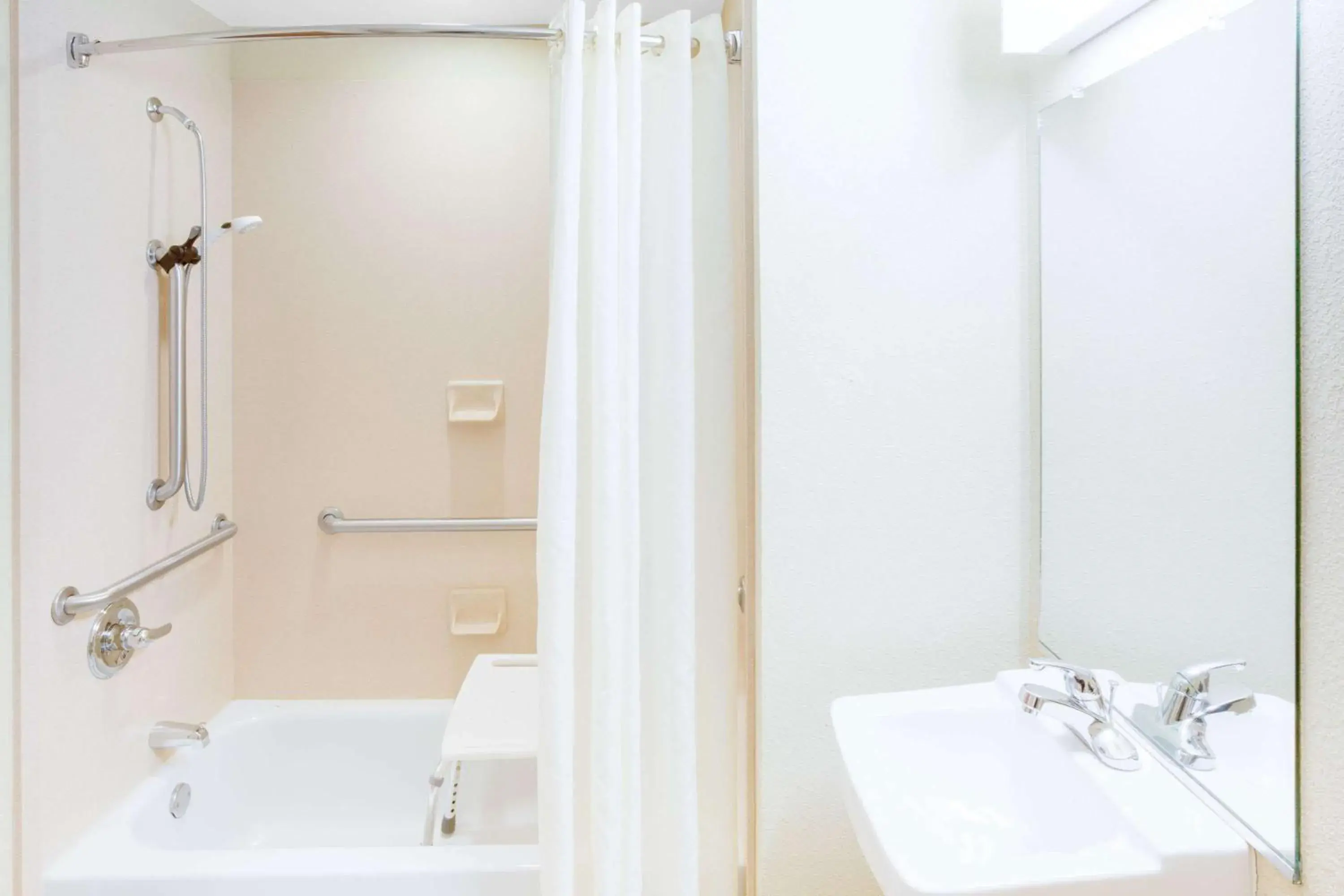 Bathroom in Microtel Inn & Suites by Wyndham Saraland Bathroom in Microtel Inn & Suites by Wyndham Saraland