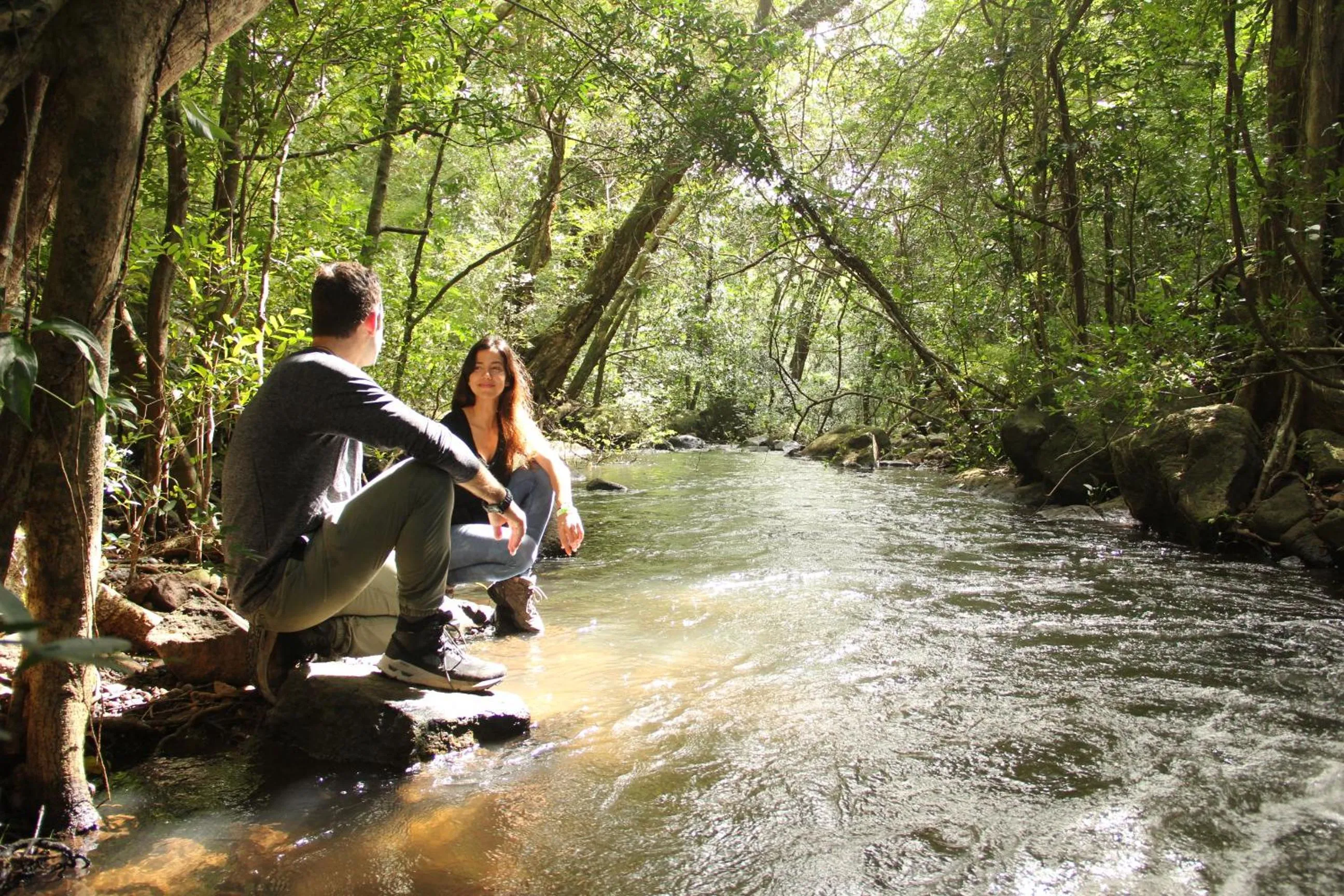 People in Hacienda Guachipelin Volcano Ranch Hotel & Hot Springs