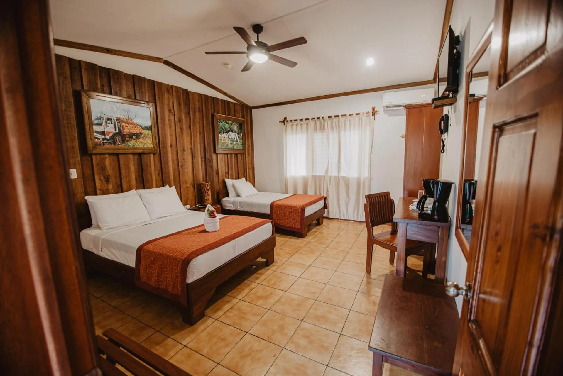 Photo of the whole room, Bed in Hacienda Guachipelin Volcano Ranch Hotel & Hot Springs