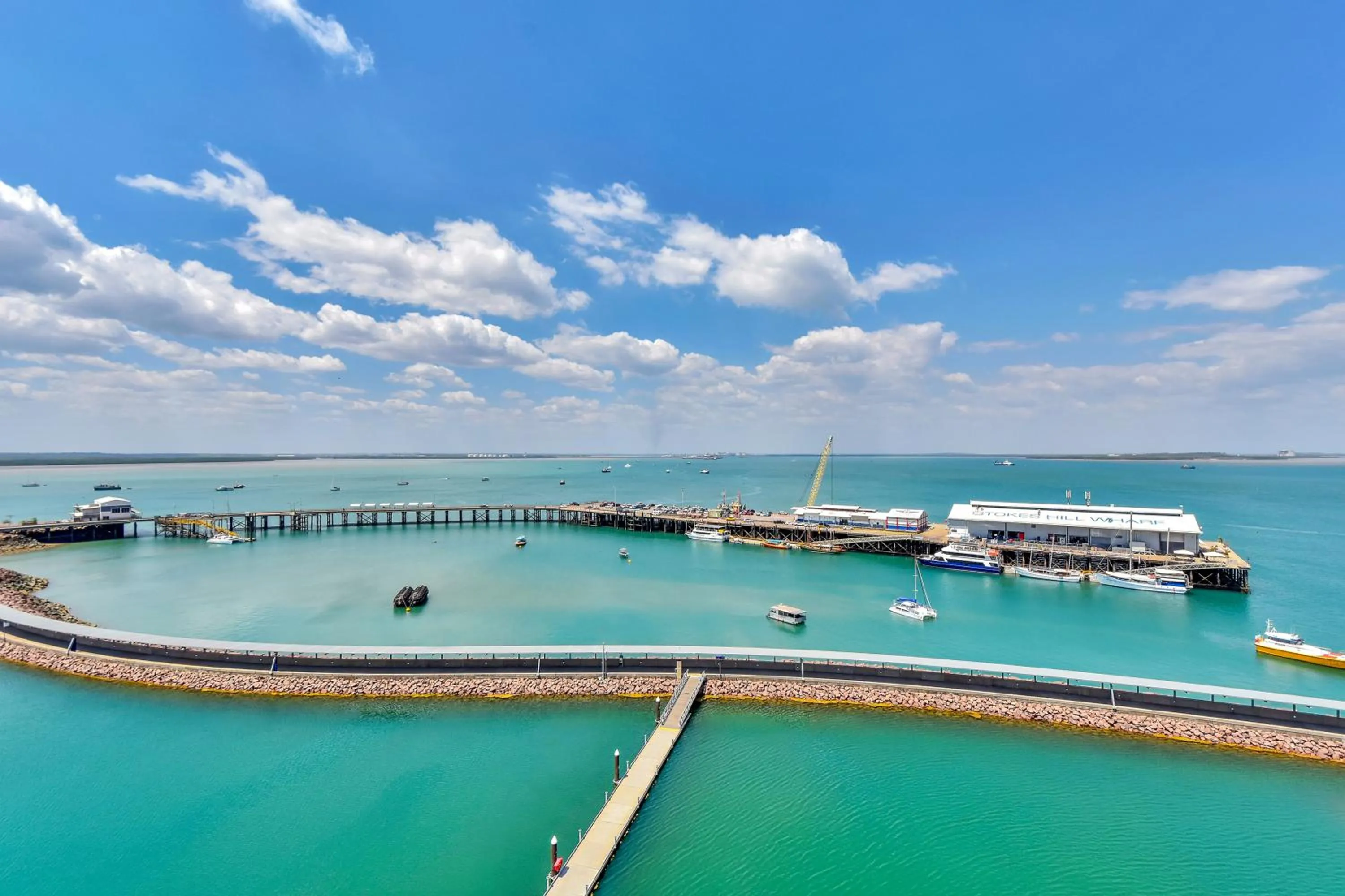 Sea view in Darwin Waterfront Short Stay Apartments