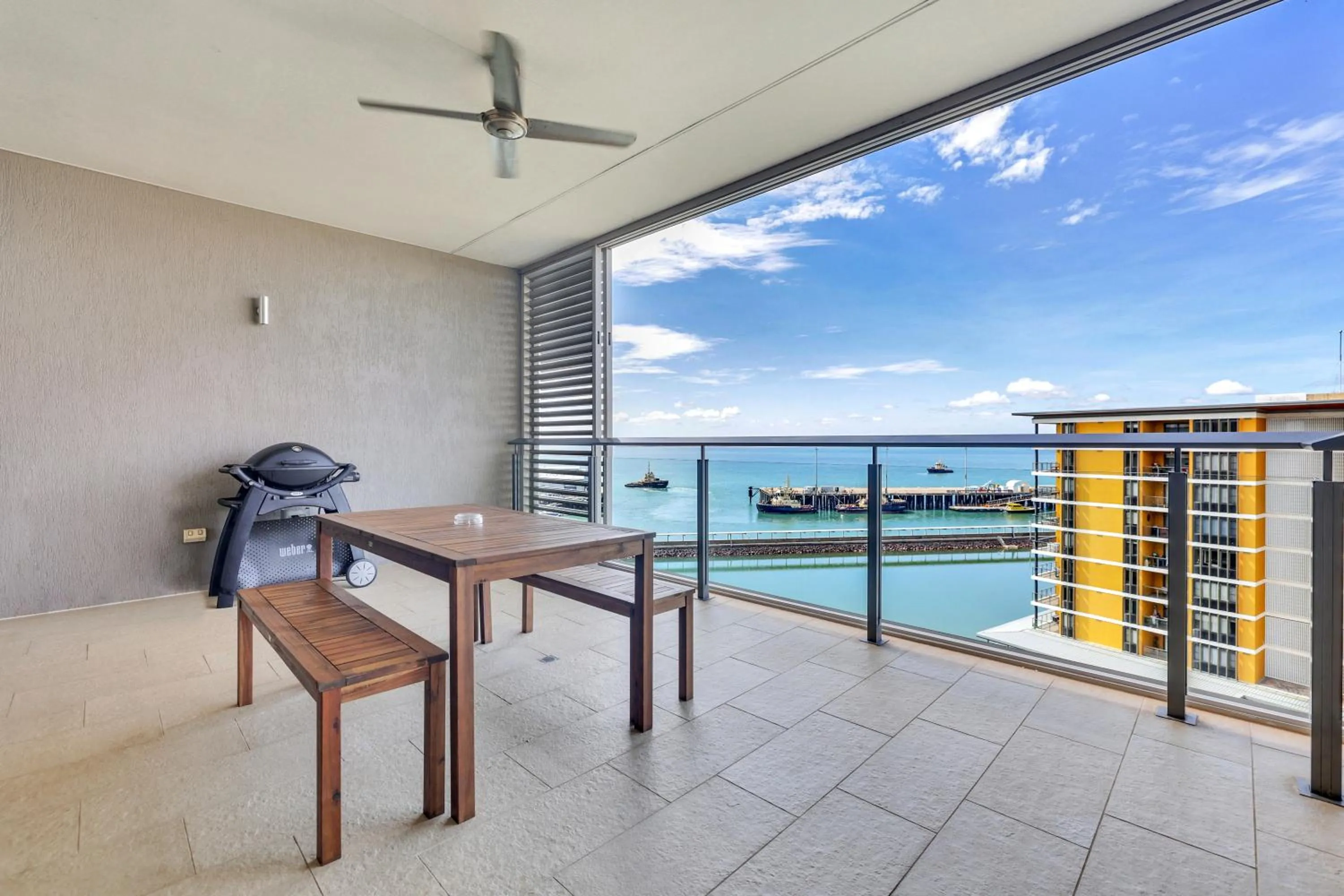 Balcony/Terrace in Darwin Waterfront Short Stay Apartments
