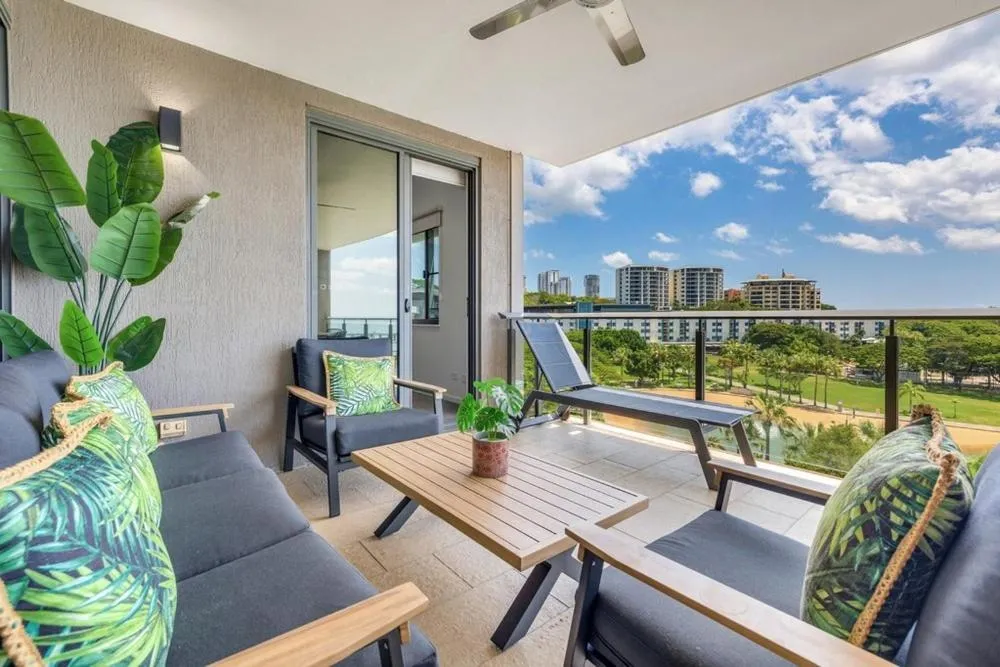 Balcony/Terrace in Darwin Waterfront Short Stay Apartments