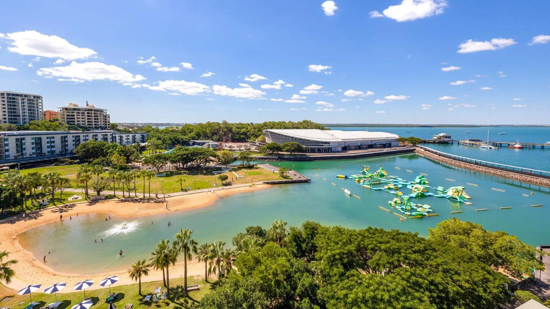 Sea view in Darwin Waterfront Short Stay Apartments